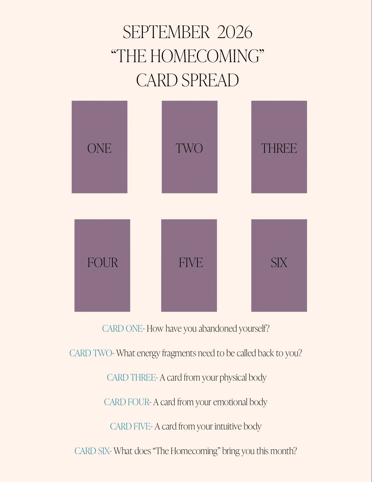 Literally just now I got the intuitive hit to share this month&rsquo;s card spread that went out to all subscribers of the September forecast.

I did the card spread on Equinox and the card I got for how I&rsquo;ve abandoned myself really hit home! T