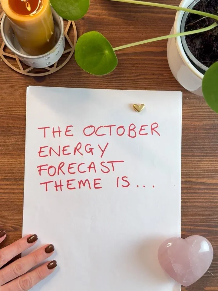 Welcome to OCTOBER 🤍 

So the theme for this month is 

THE UNRAVELLING 

We pull the threads and life unravels
Unravelling the truths
Unravelling the secrets
As we pull&hellip;.. so much is revealed this month
A catalyst 

Comment FORECAST below an