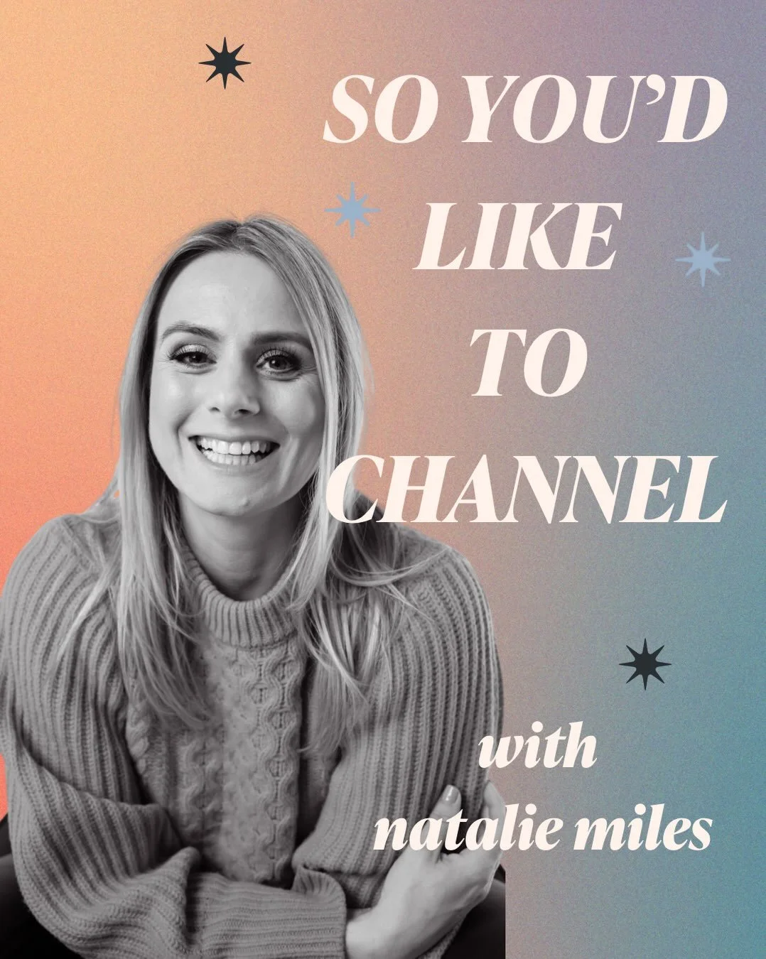 I&rsquo;m really excited to share that I&rsquo;m offering a masterclass on channelling!!! SO YOU&rsquo;D LIKE TO CHANNEL

Over six weeks,I&rsquo;ll share the tips, tricks and practices I&rsquo;ve learned from more than a decade of channelling.

You&r