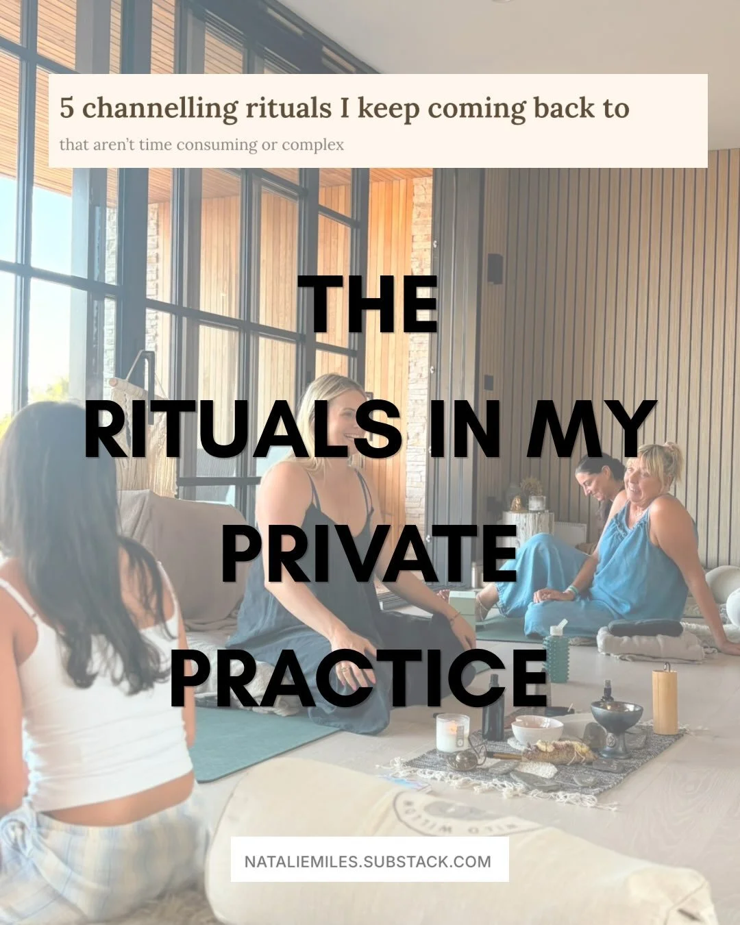 Comment RITUAL and I&rsquo;ll send you them ✨

I&rsquo;ve had a consistent personal channelling practice for 13 years and a professional one for over a decade. And on reflection some I&rsquo;ve been doing since childhood and I wasn&rsquo;t aware they