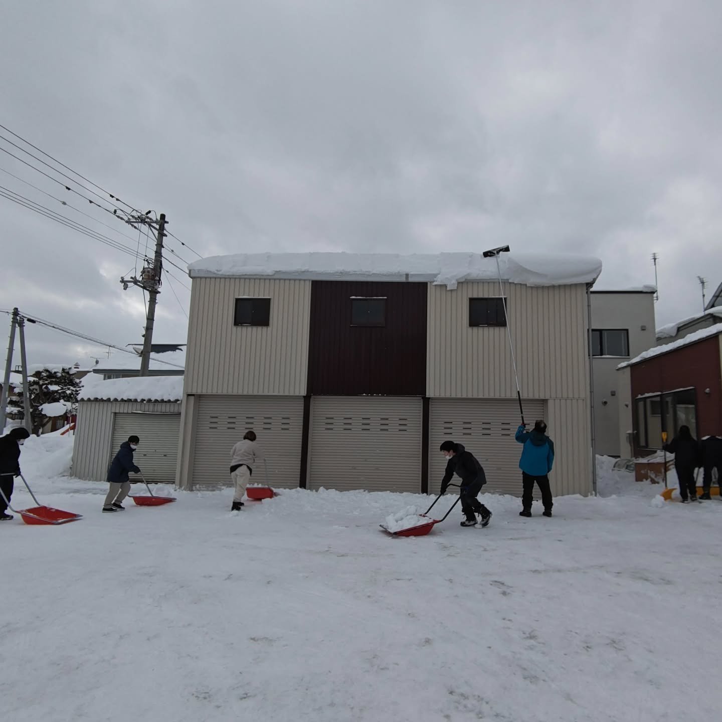 #ぽぷら事業所 
#除雪
#旭川冬