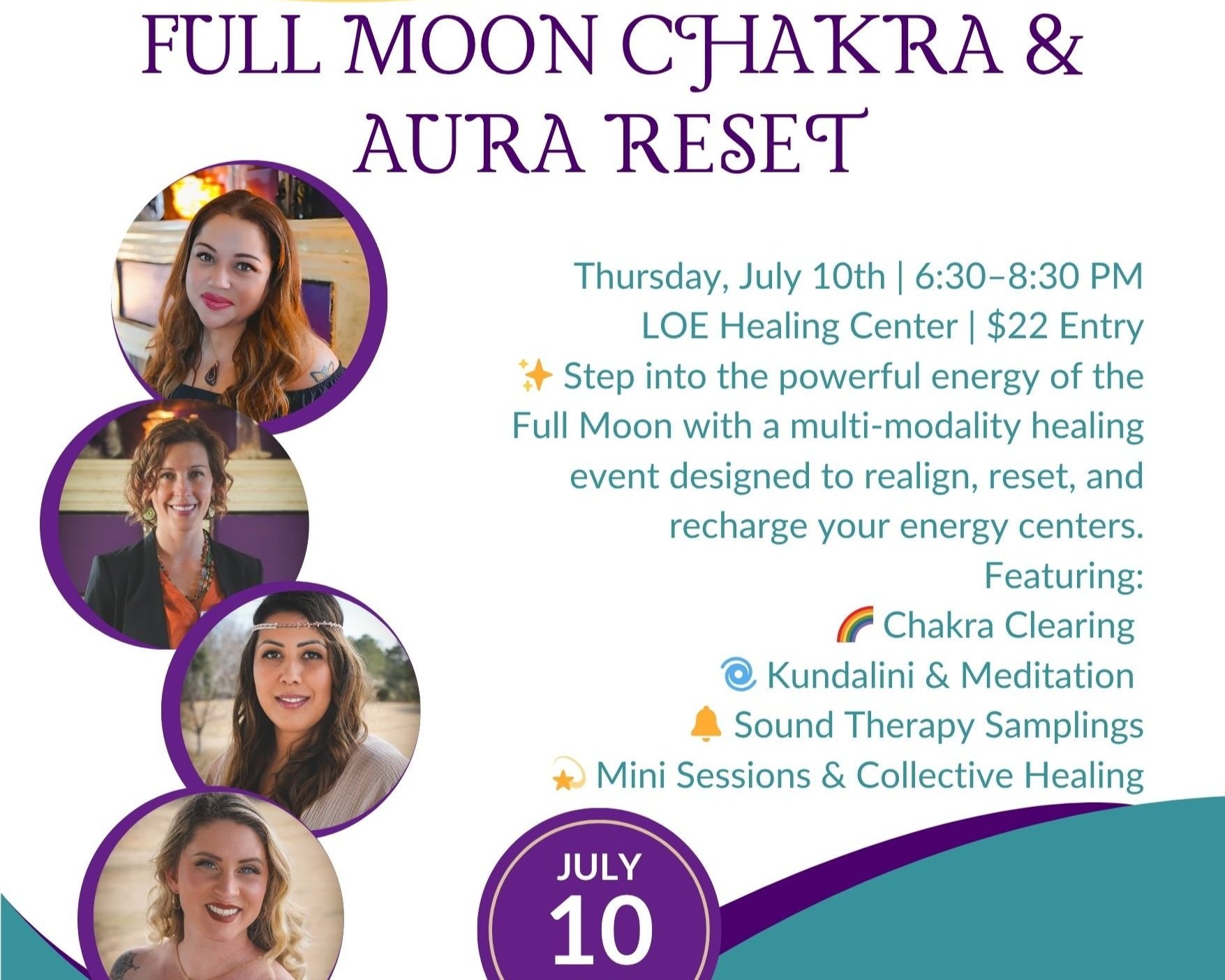 Full Moon Chakra Aura Reset