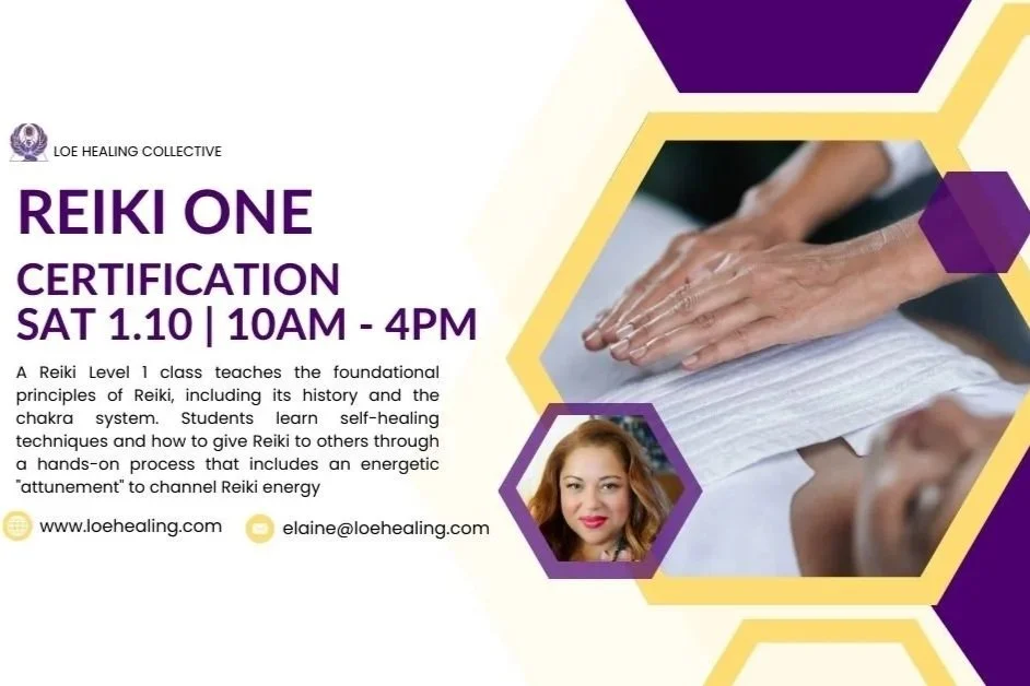 Reiki Level One Certification