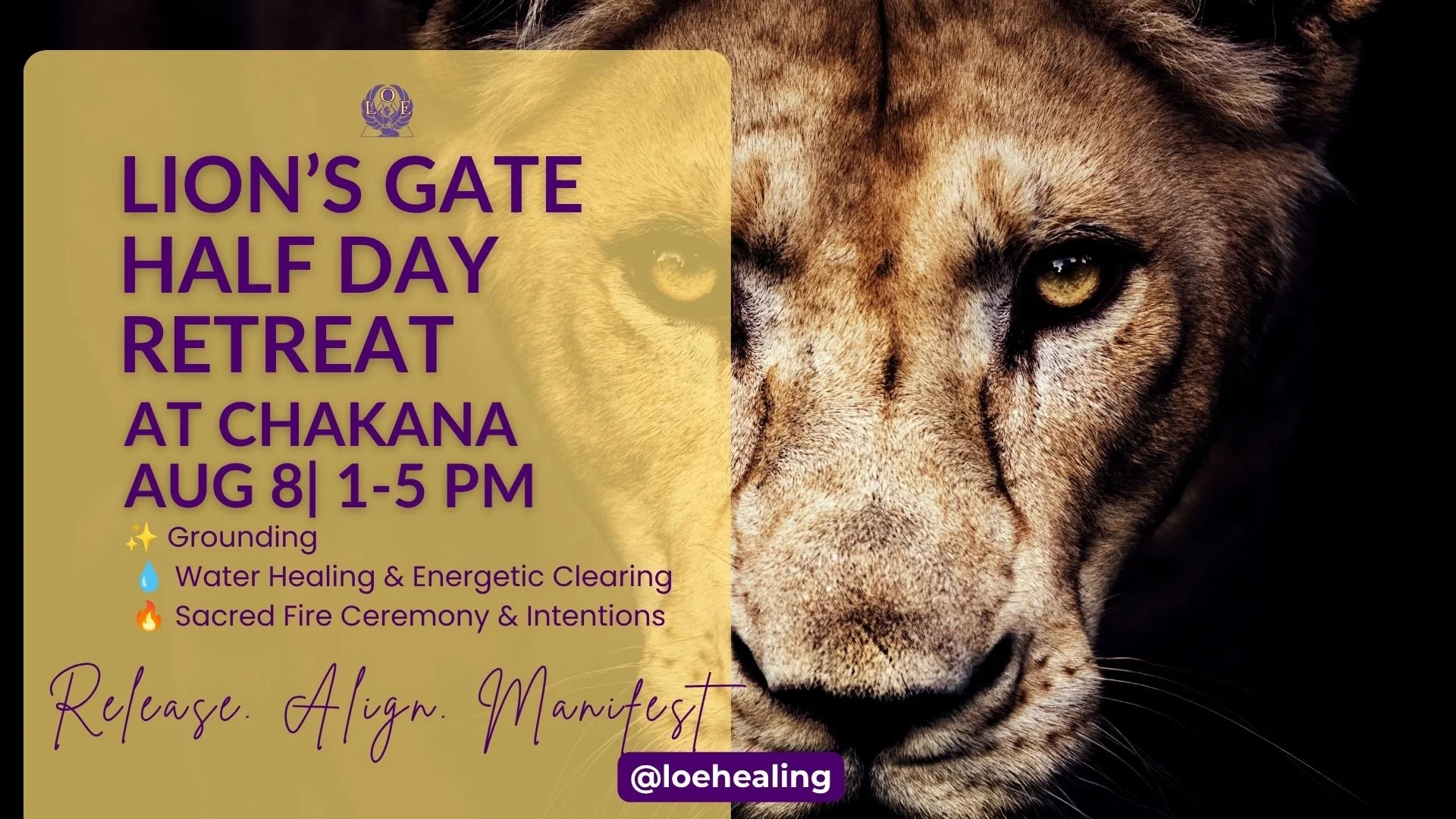 Lions Gate: Half Day Retreat