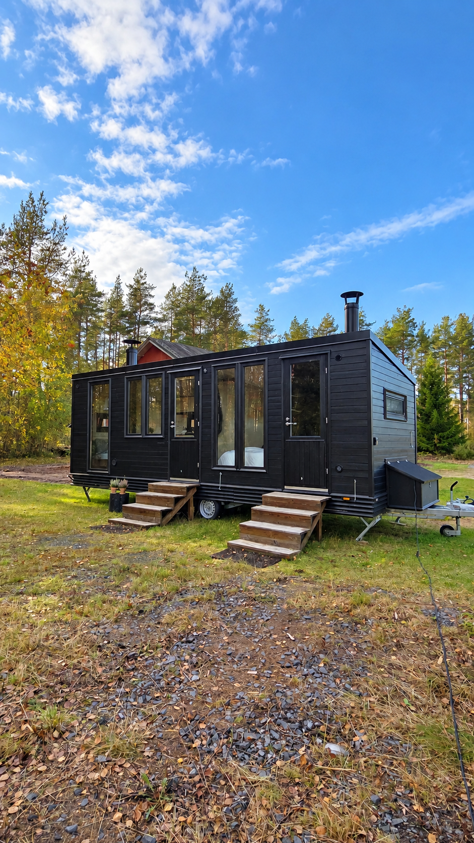 Raikas tiny-talo metsäaukiolla (1).png