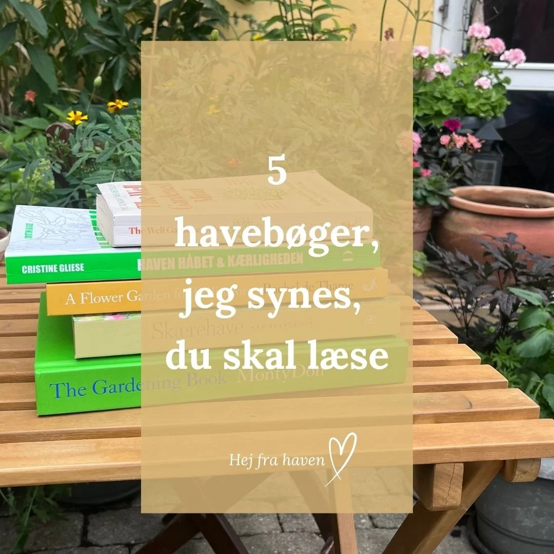 5 haveb&oslash;ger, jeg synes, du skal l&aelig;se

1. The Gardening Book af @themontydon 
Monty er min gartnerguru og fast weekendmakker fra marts til oktober som v&aelig;rt p&aring; BBC @gardenersworldtv. Han skriver, som han taler &ndash; jordn&ael