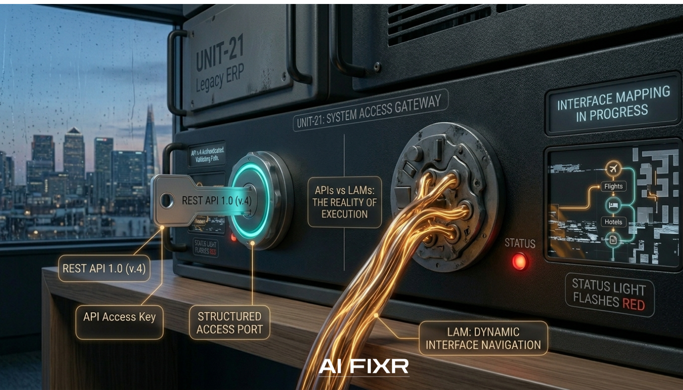 THE AI SHIFT: VOL 5 — APIs vs LAMs: The Reality of Execution in Enterprise AI