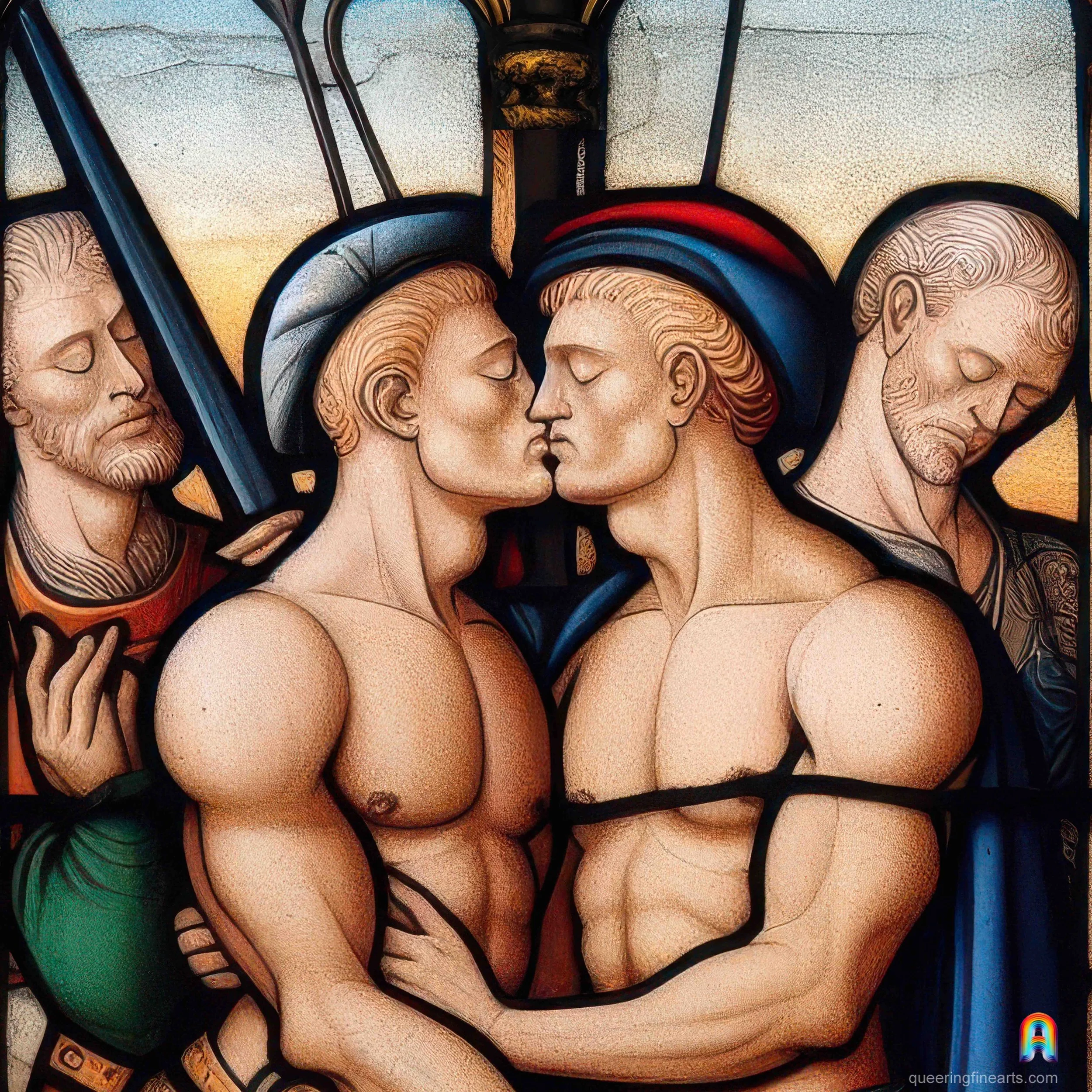 Rainbow Stained Glass