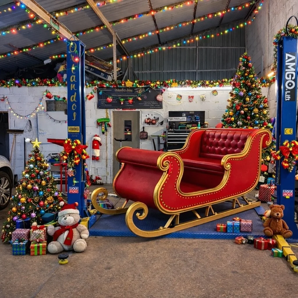 Merry Christmas from Orlando's Autos team! Disclaimer: Santa's actual sleigh is getting a tune-up at our site!