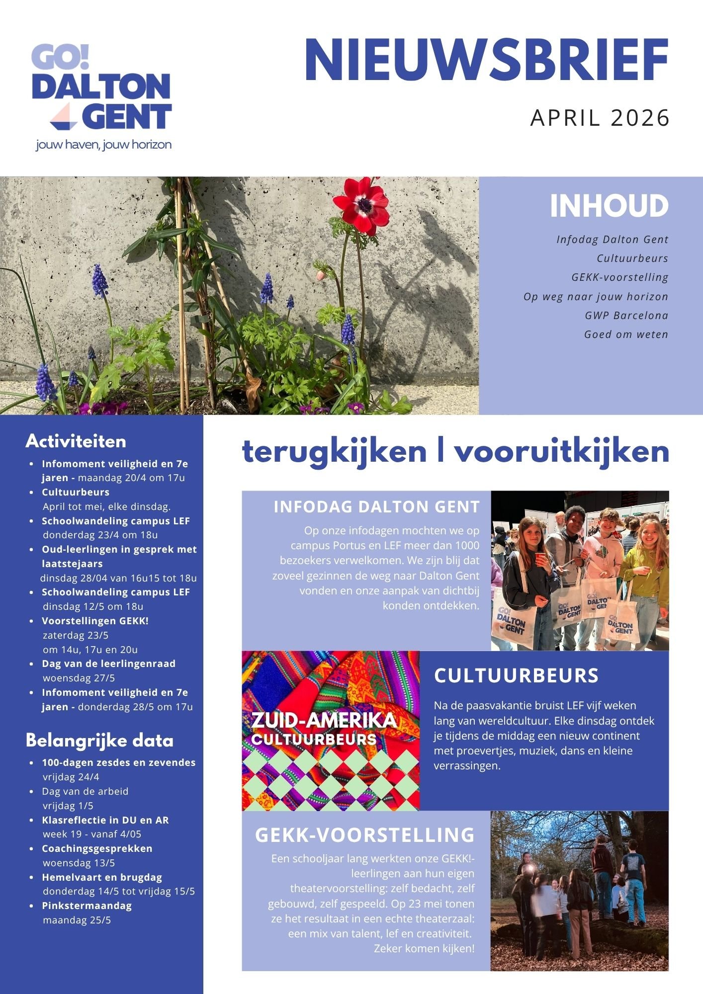 Nieuwsbrief april 2026: 