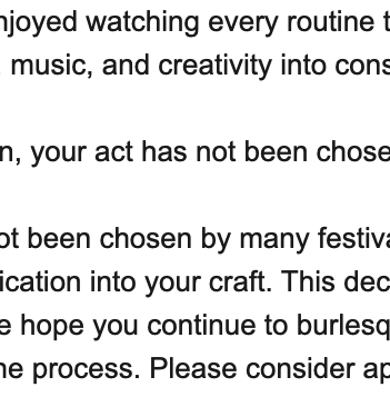 On Rejection
