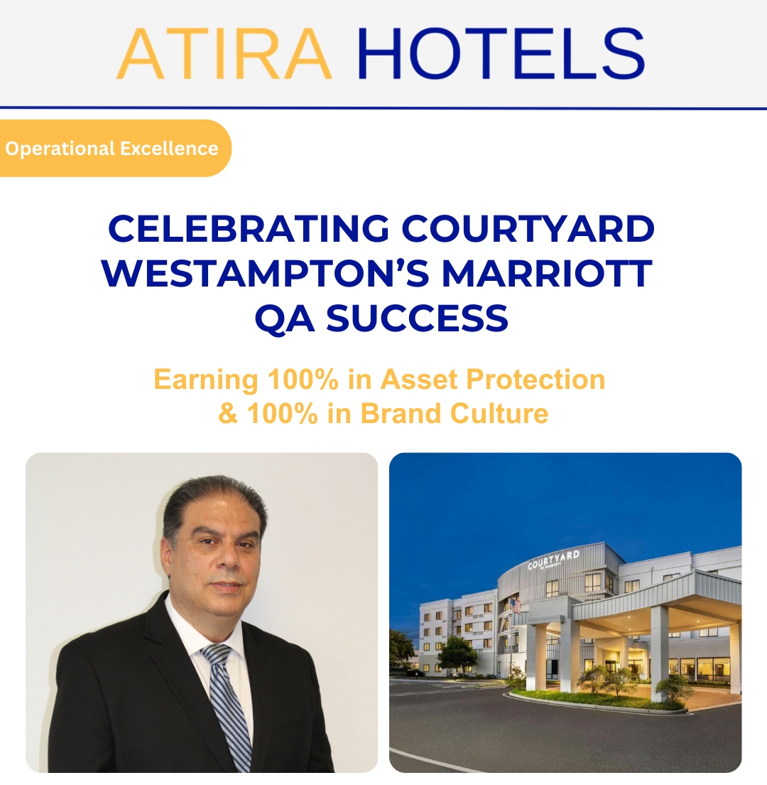 Courtyard Westampton Successfully Passes Marriott QA Inspection