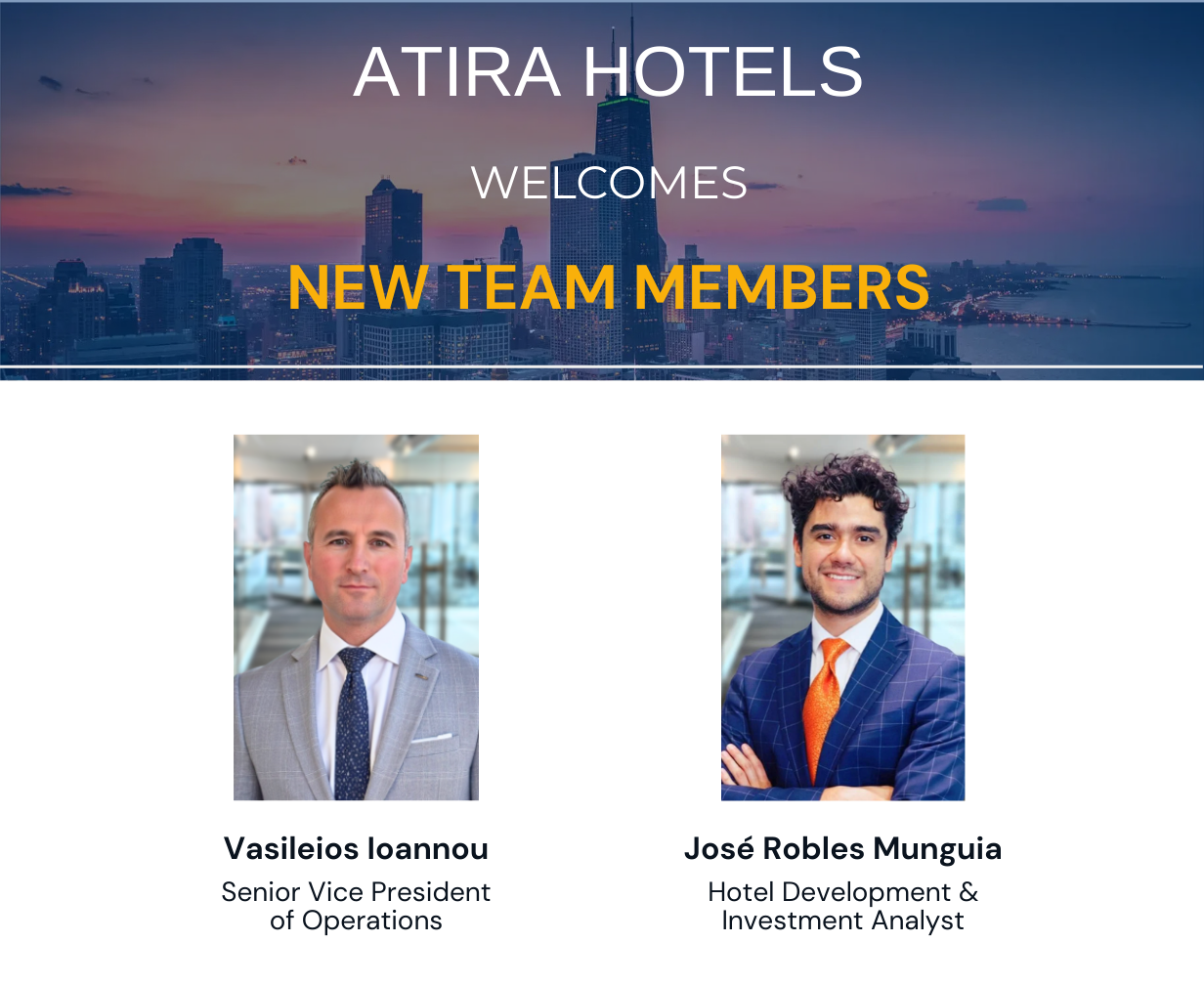 Atira Hotels Welcomes New Team Members