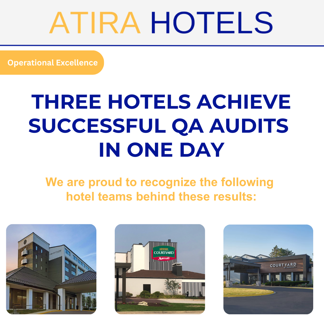 Three Atira Hotels Pass QA Audits in One Day