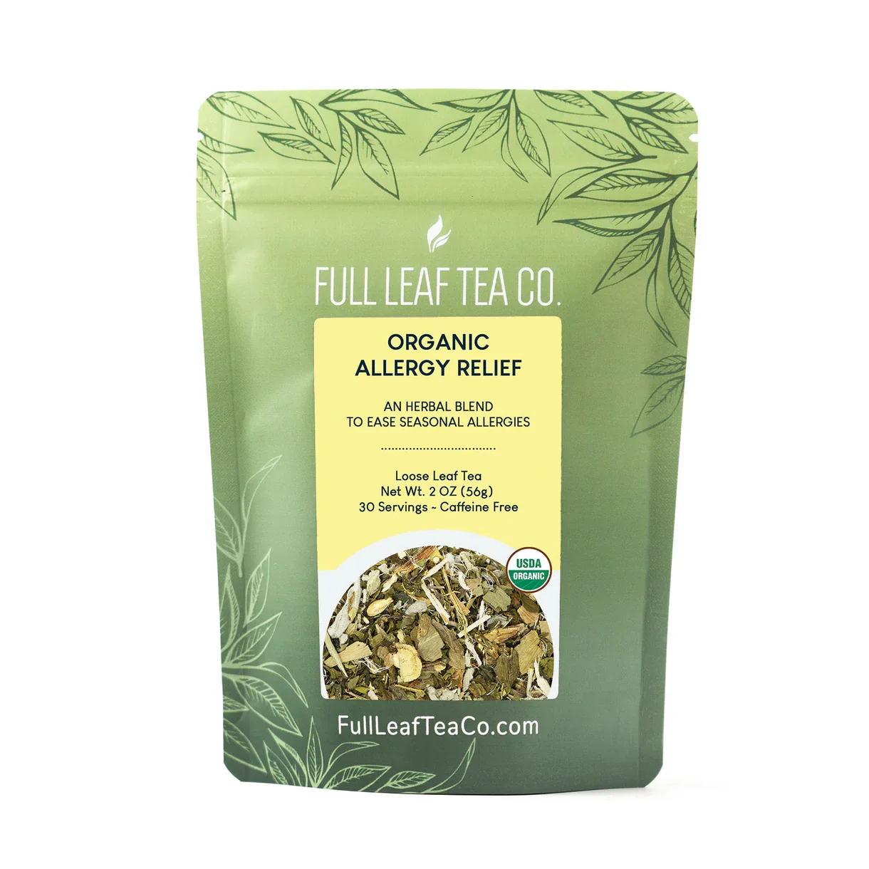 Full Leaf Tea Co Organic Allergy Relief