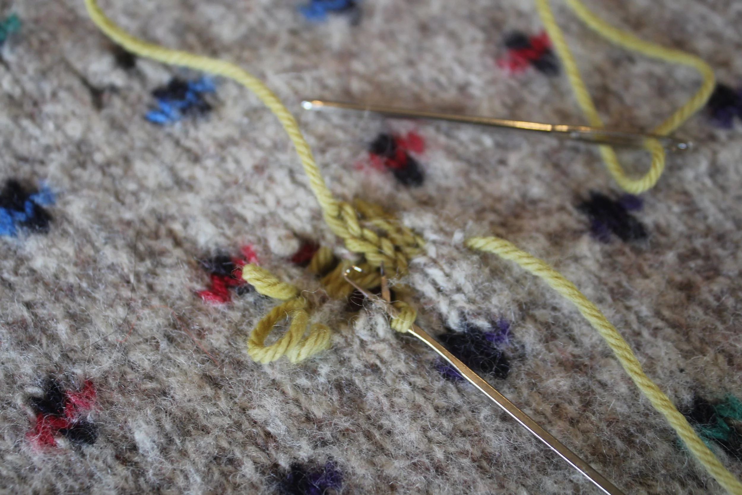 Mending - Wool Sweater