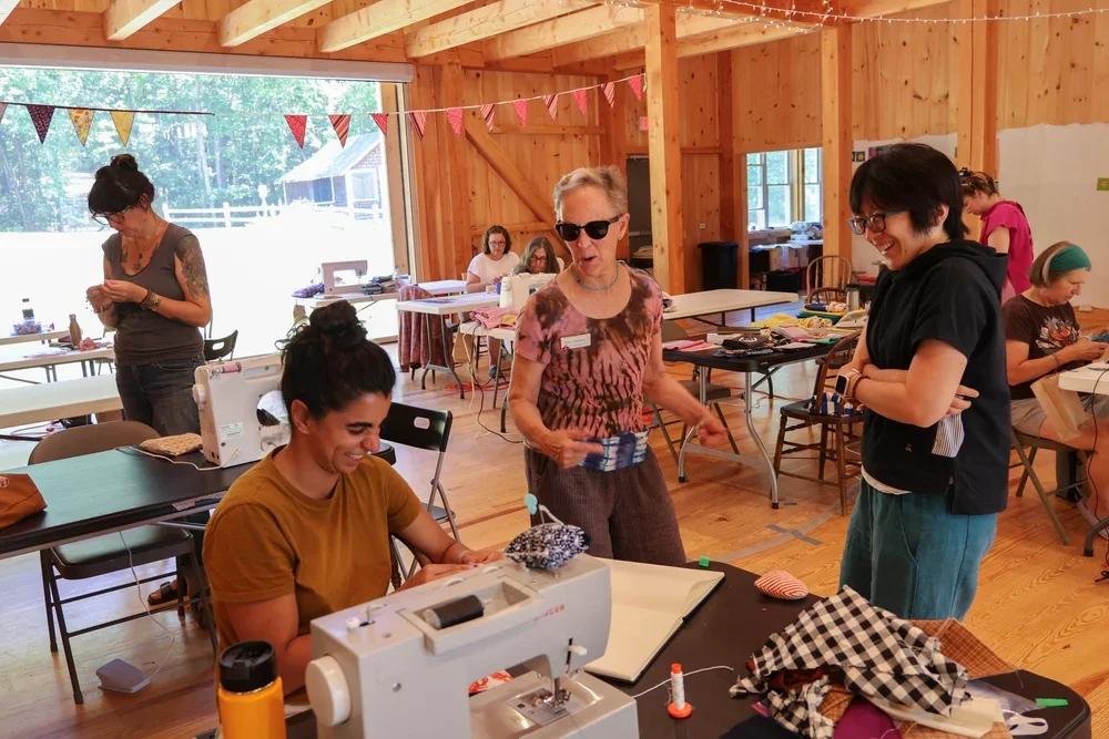 A Gathering of Stitches - Slow Stitching August