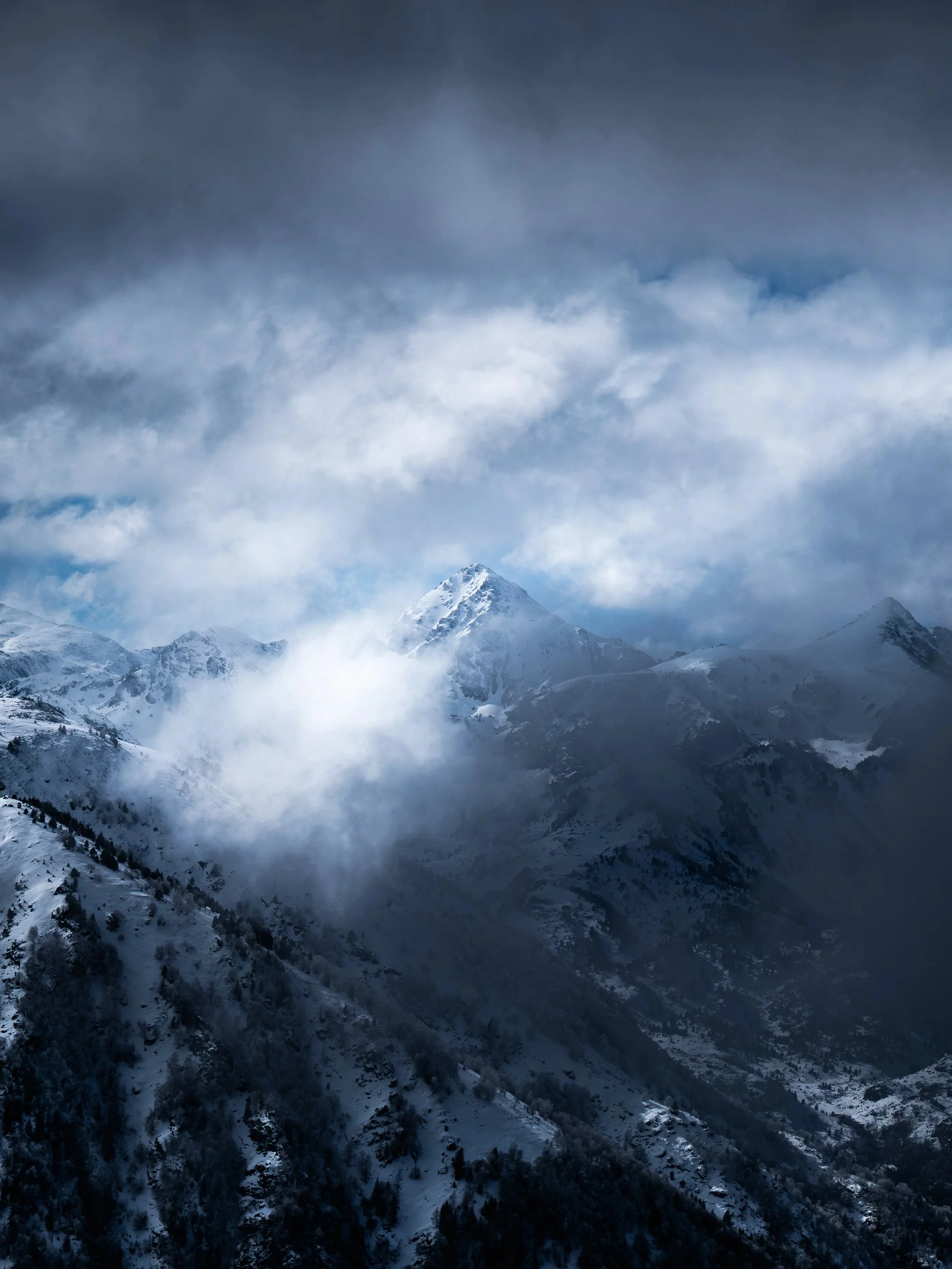 "Montagnes gelées N°1"