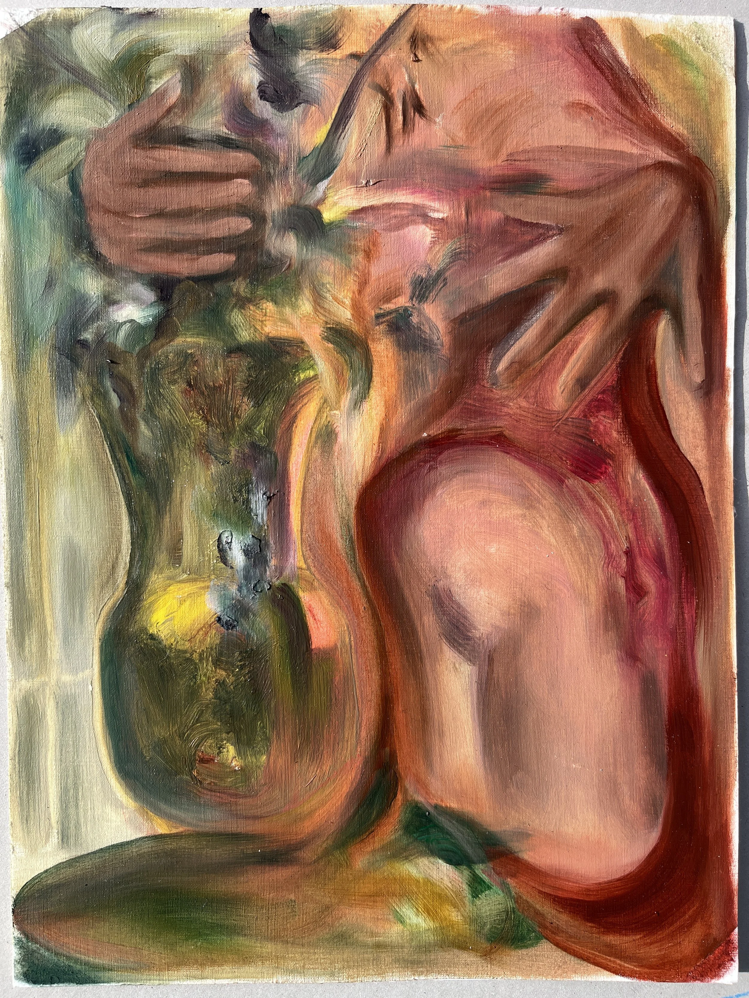 Oil Painting Outsider Artist Mila Tokyo.JPG