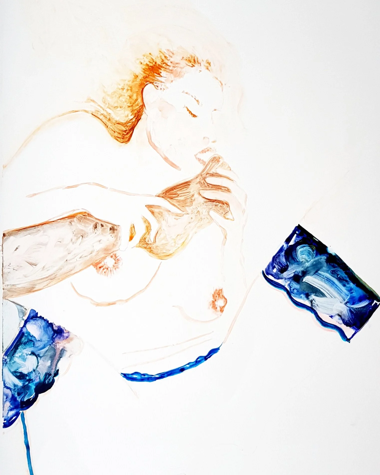 Watercolor Nude Painting Milaschka .JPG