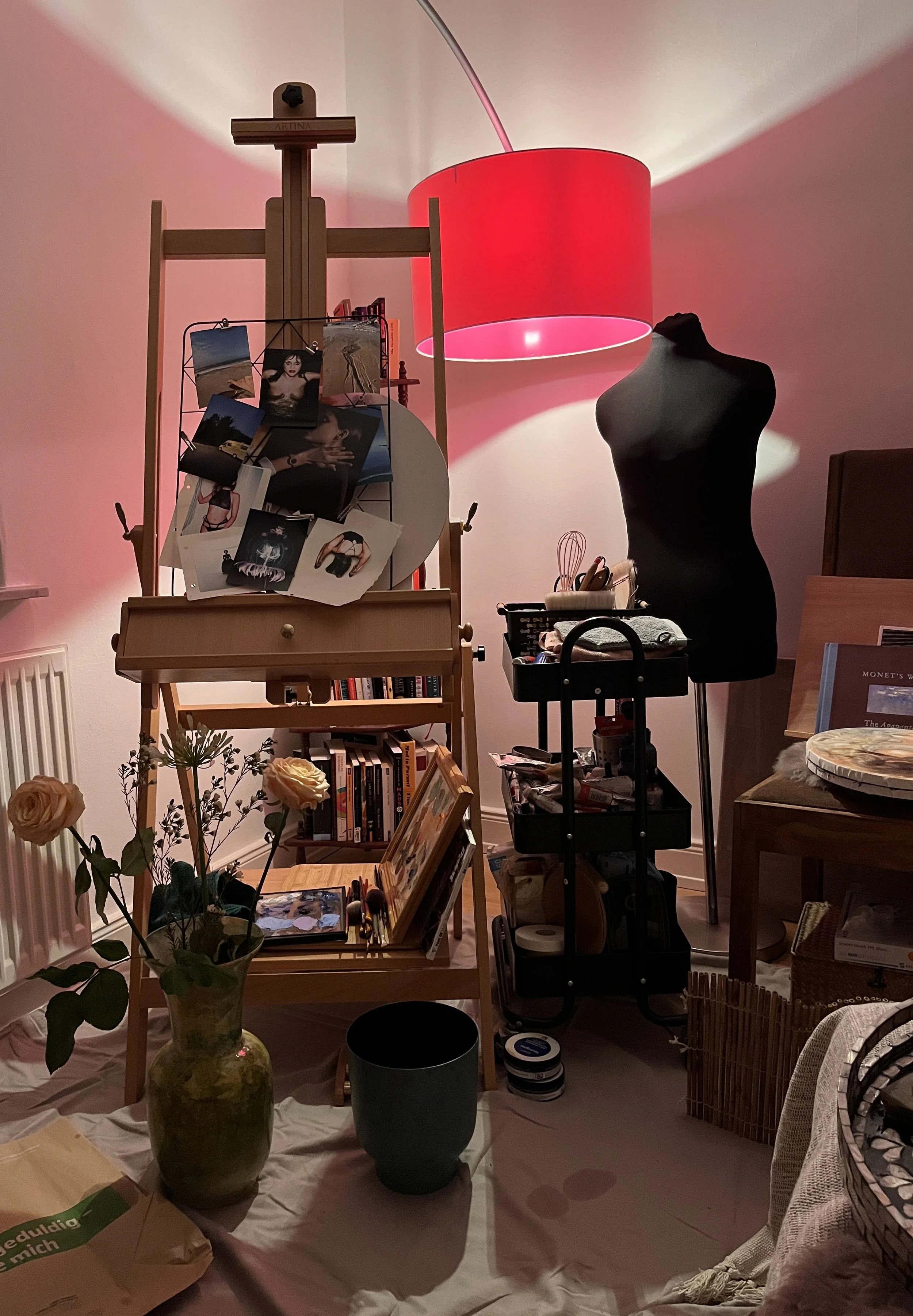 Painting Studio Outsider Artist Milashka NYC.JPG
