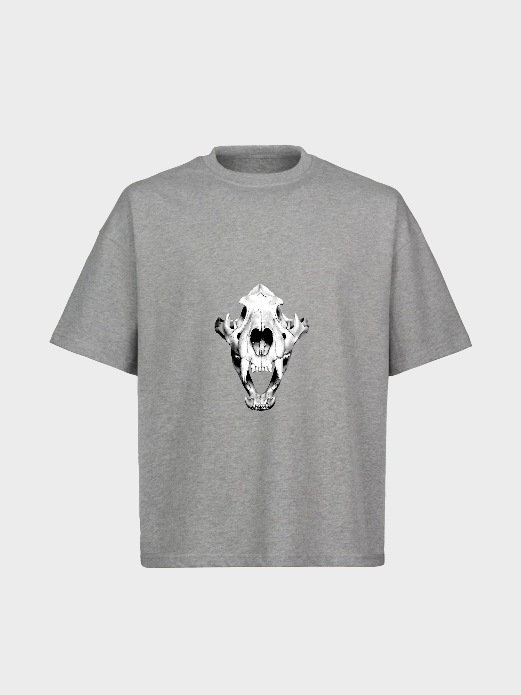 T Skull Light Grey