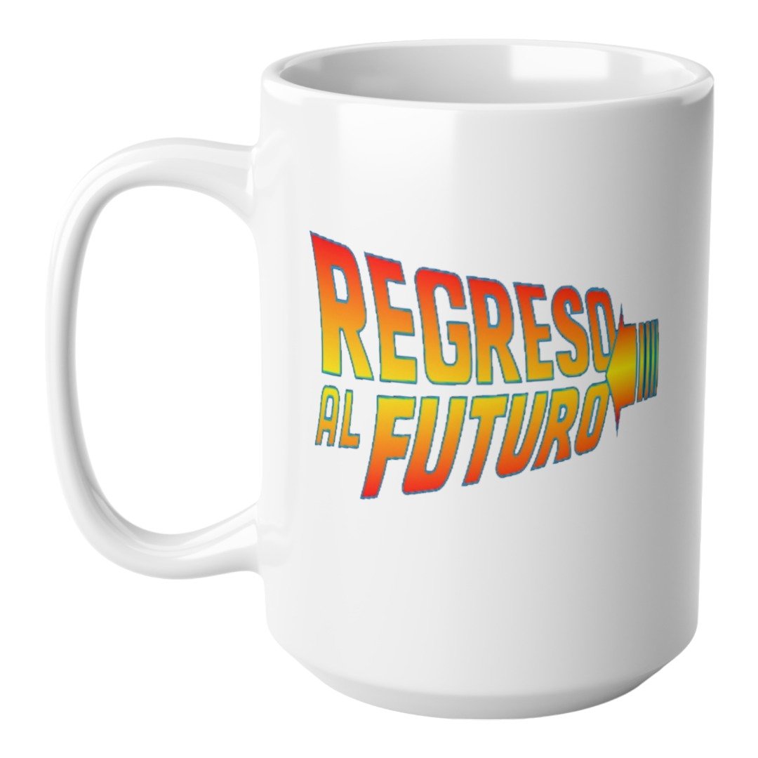 Regreso Al Futuro - "Back To The Future" - Ceramic Coffee Mug - 15oz Left