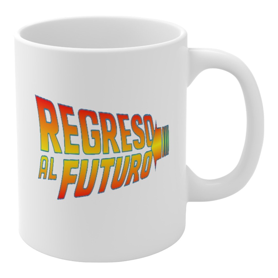 Regreso Al Futuro - "Back To The Future" - Ceramic Coffee Mug - 11oz Right