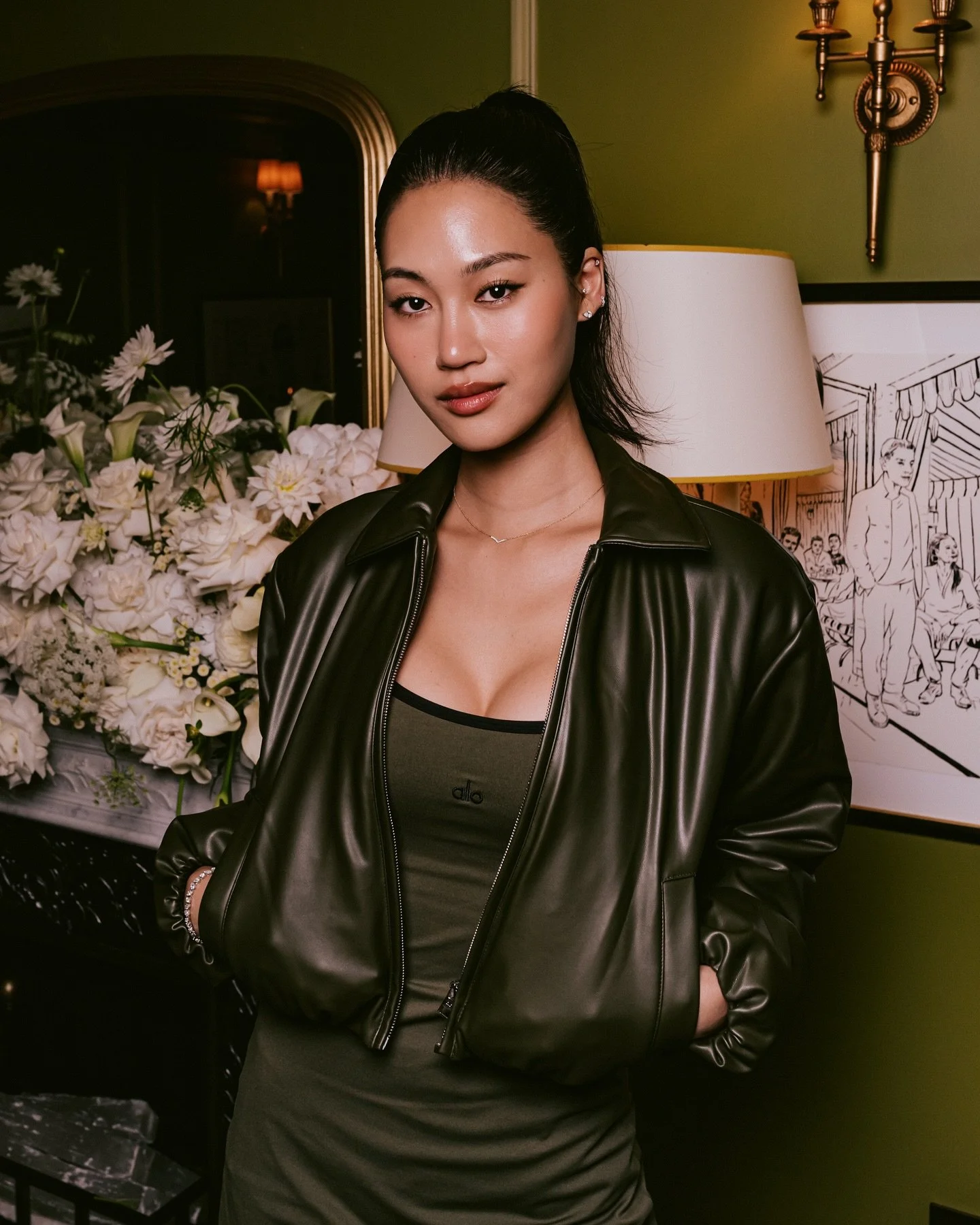 Jihoon attends the ALO London Fashion Week dinner
