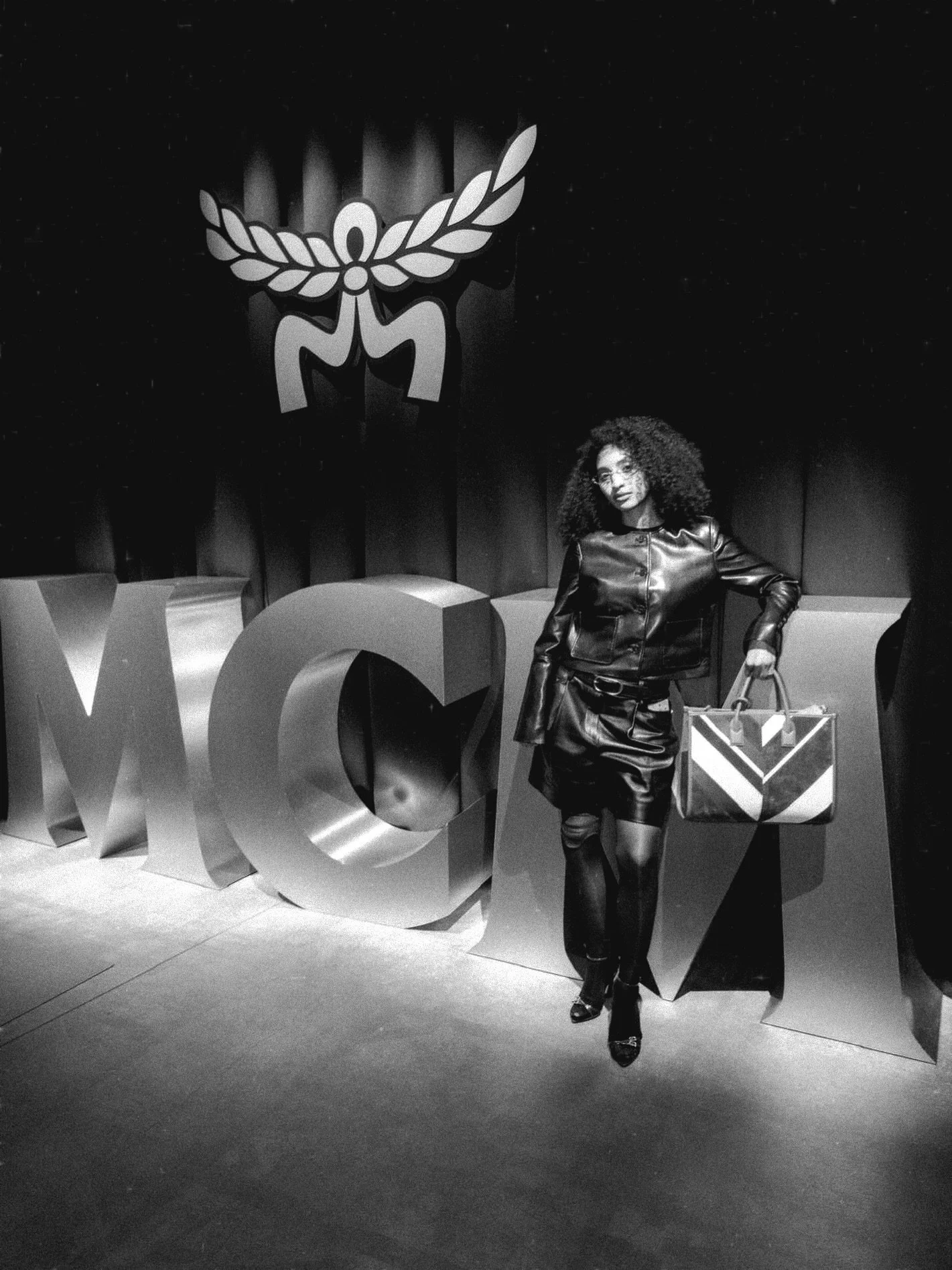 Lyric attends the MCM SS26 Presentation in Milan as one of the brand&rsquo;s Mavericks
