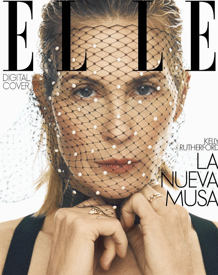 Kelly Rutherford ELLE Digital Cover