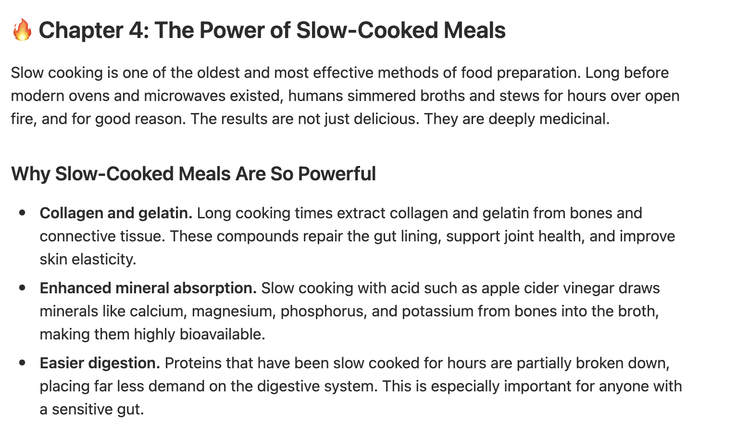 Week 1 recipe list