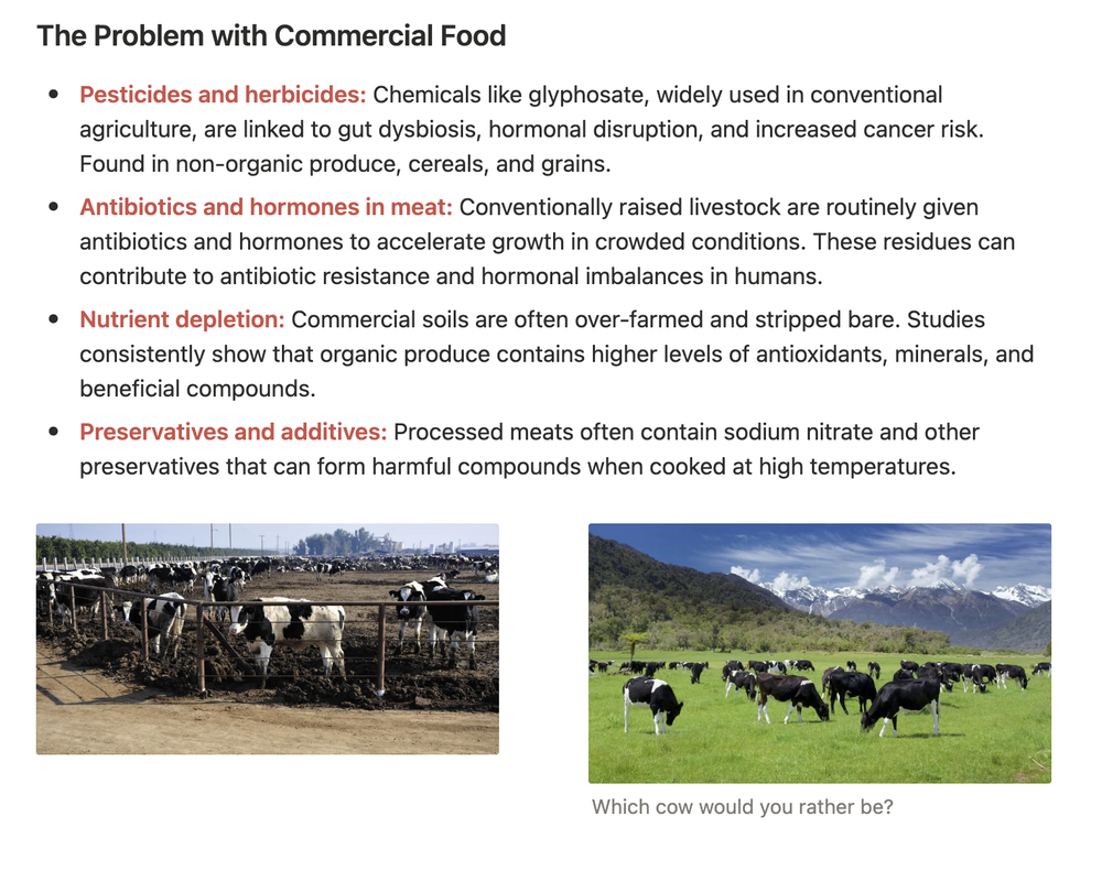 Organic vs commercial farming comparison