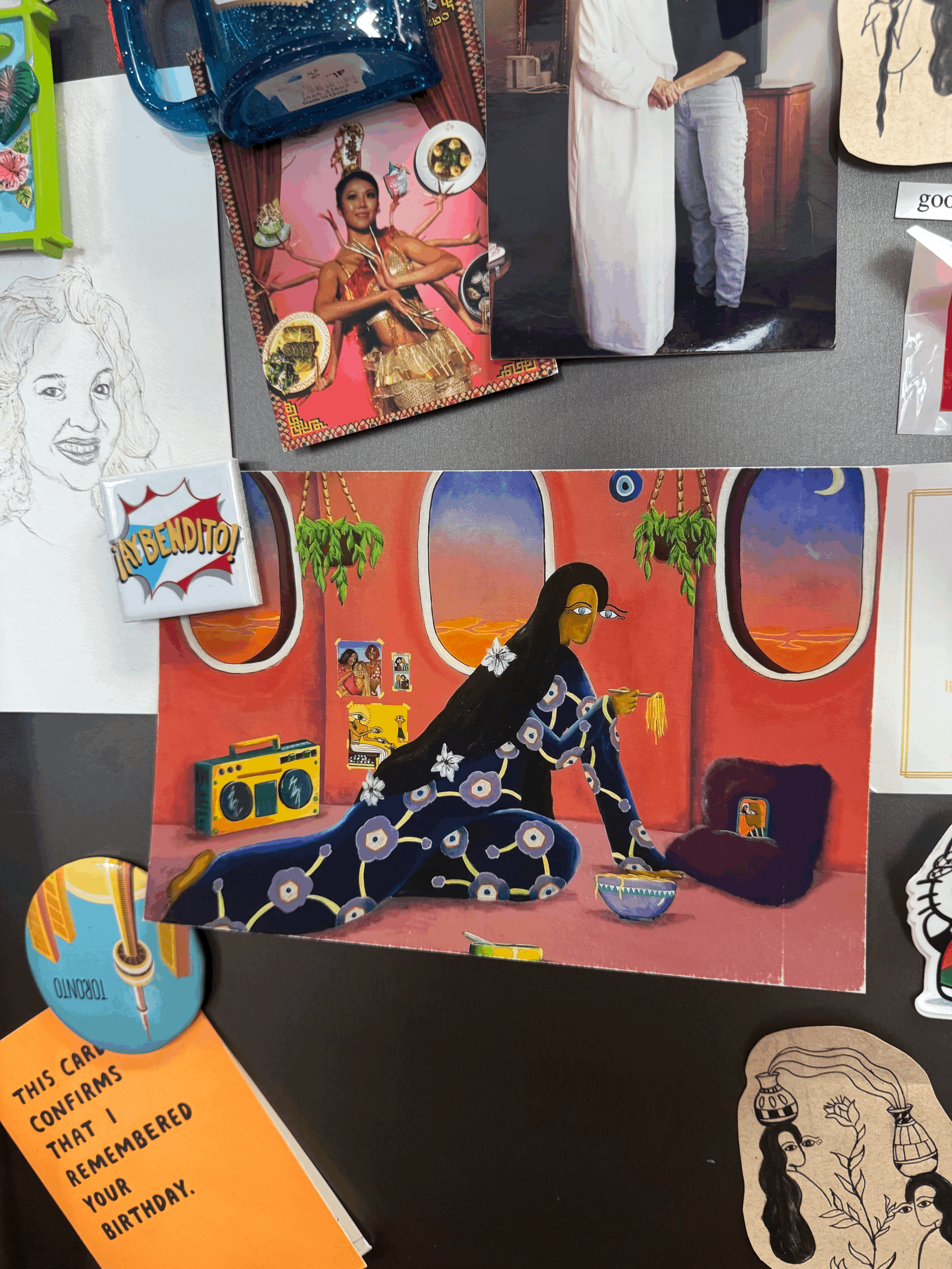 Orange Facetime Print