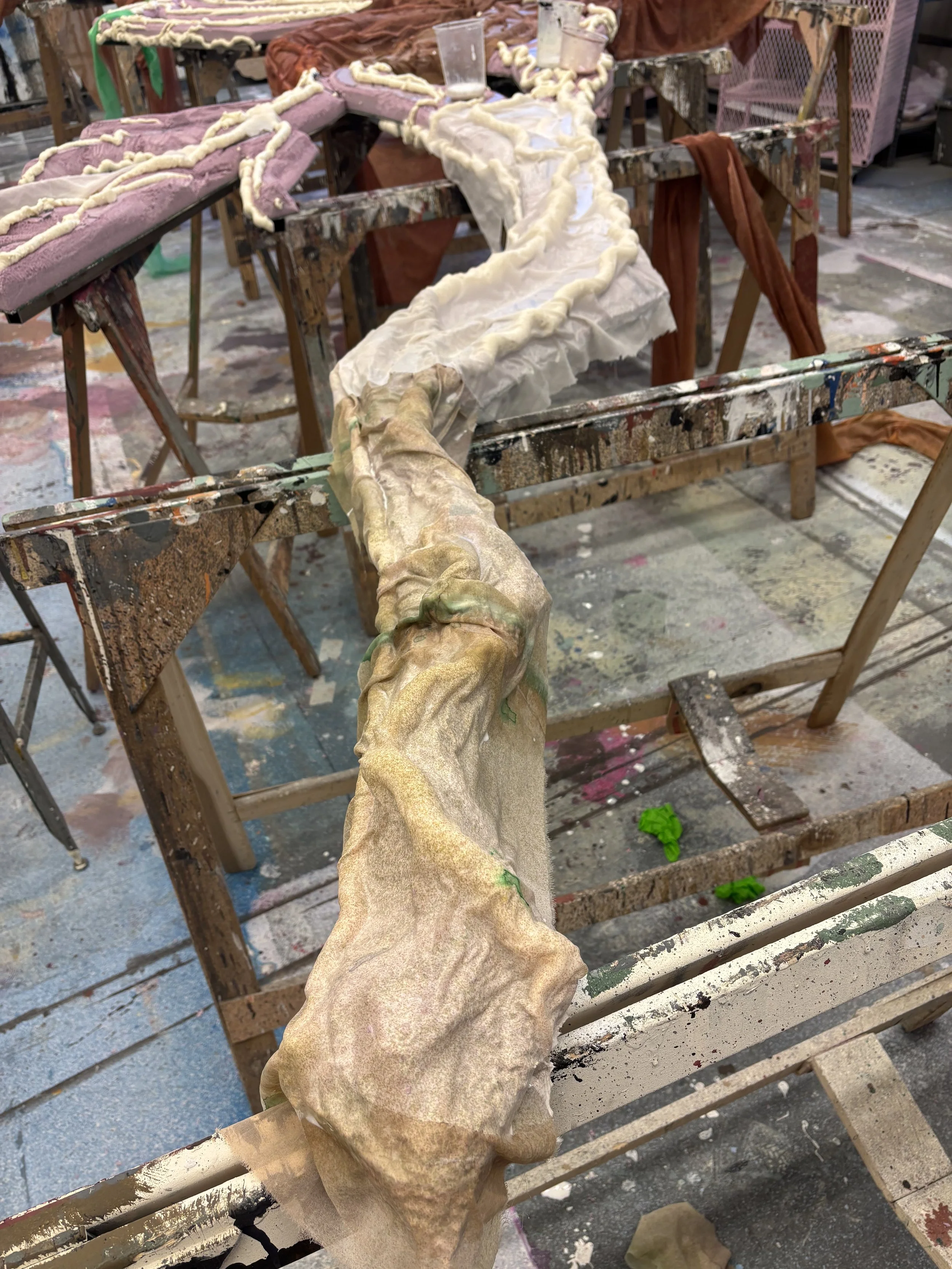 Fabric Gluing - Step 1