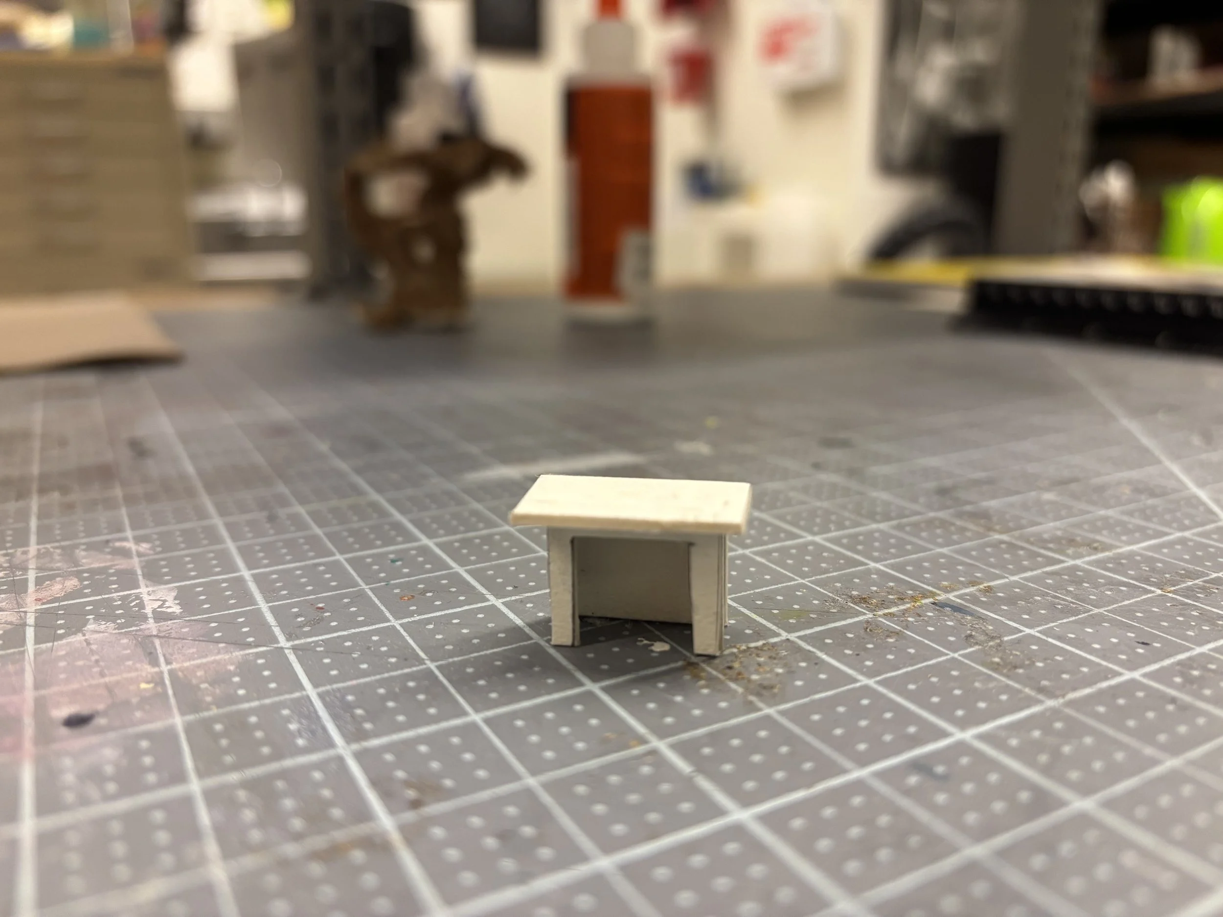 1/8" scale fireplace