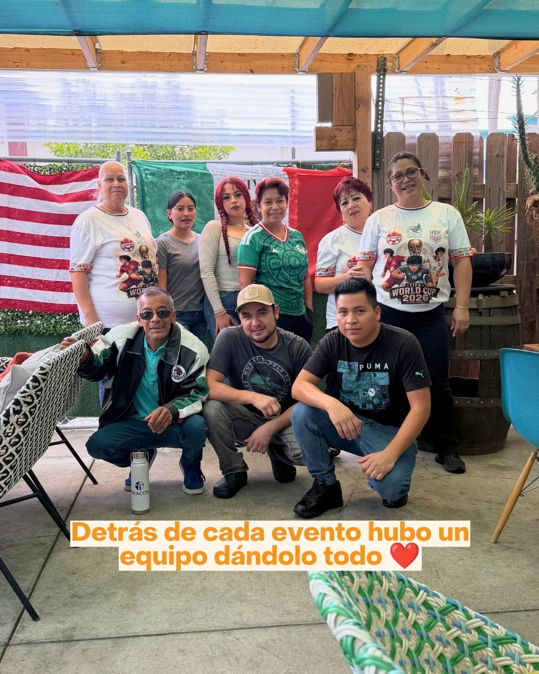 Detr&aacute;s de cada partido y cada evento hubo un equipo d&aacute;ndolo todo. ⚽️🎶❤️

Recordamos algunos de nuestros momentos favoritos de la campa&ntilde;a Vive el Mundial en Nuestro Patio y reconocemos a las personas que ayudaron a hacerla realid