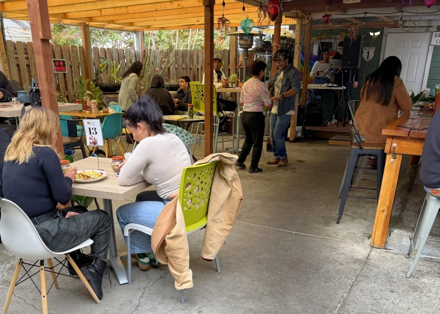 Cafe y Perreo event at A Romo's Cafe