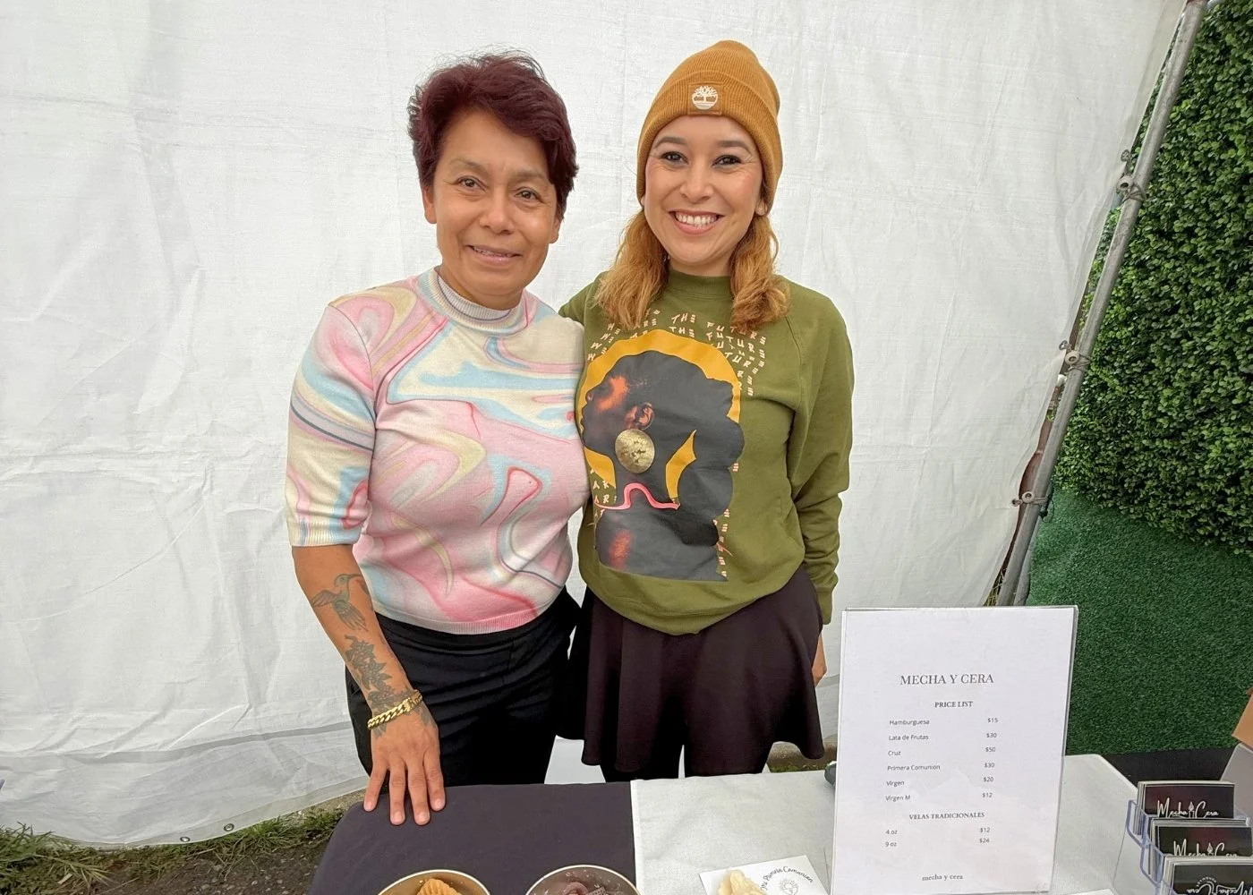 Cafe y Perreo event at A Romo's Cafe with Mecha y Cera as vendor