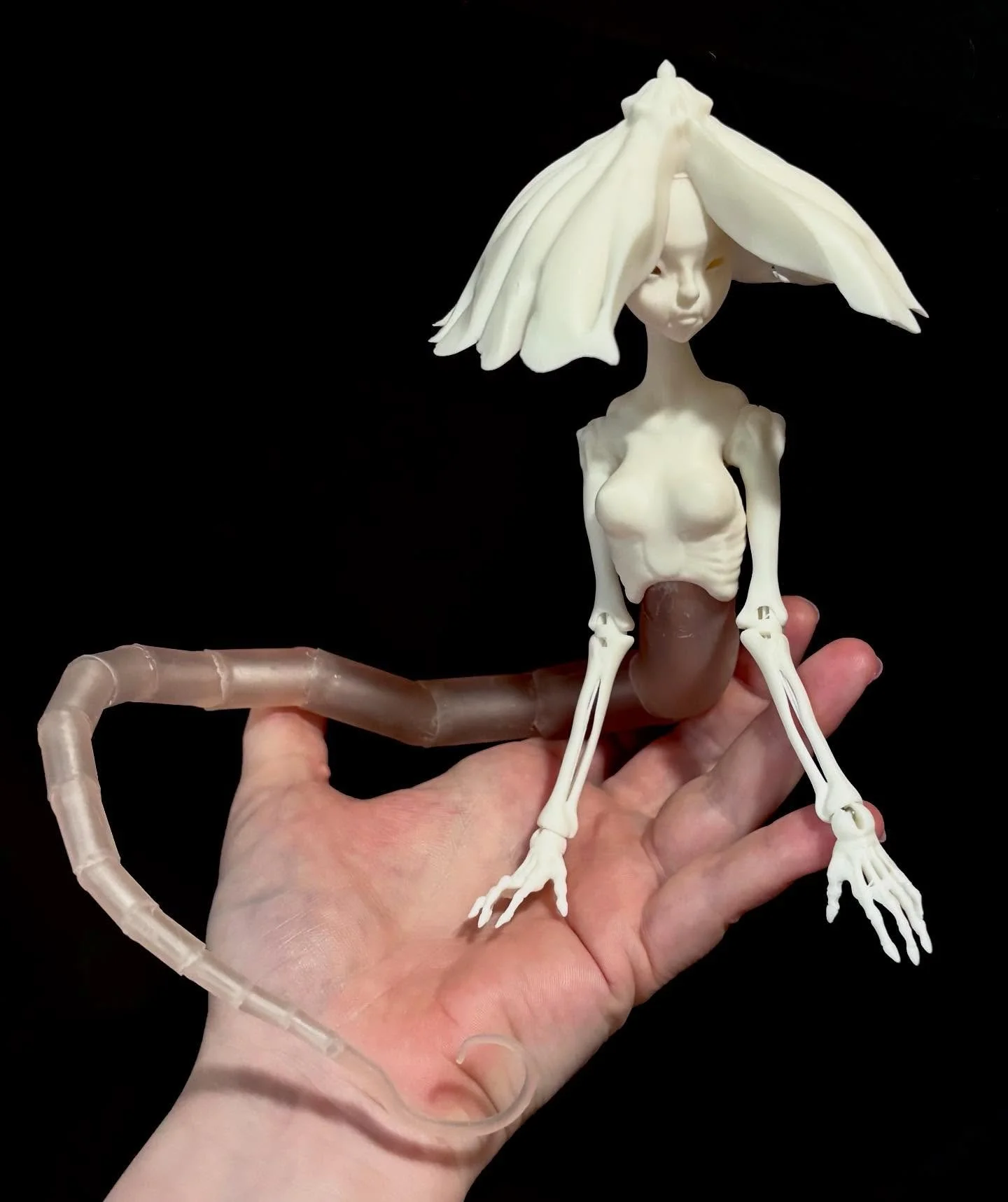 Meet Wisp - she&rsquo;s the upcoming reward doll for my Ko-Fi members. I don&rsquo;t know yet if she will be for sale as well.  But if you want one, come join me on Ko-Fi (artbyd2 ) by the end of September  She is the reward for full buffet (35$ a mo