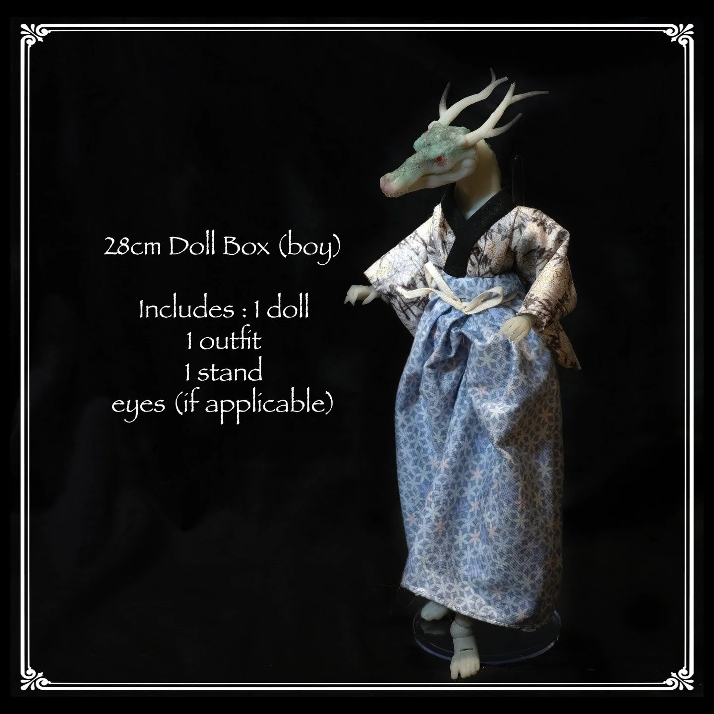 Another of our blind box series has a lot of our dragon boy Shen Long in various fun colors, plus you get a snazzy outfit ~_^