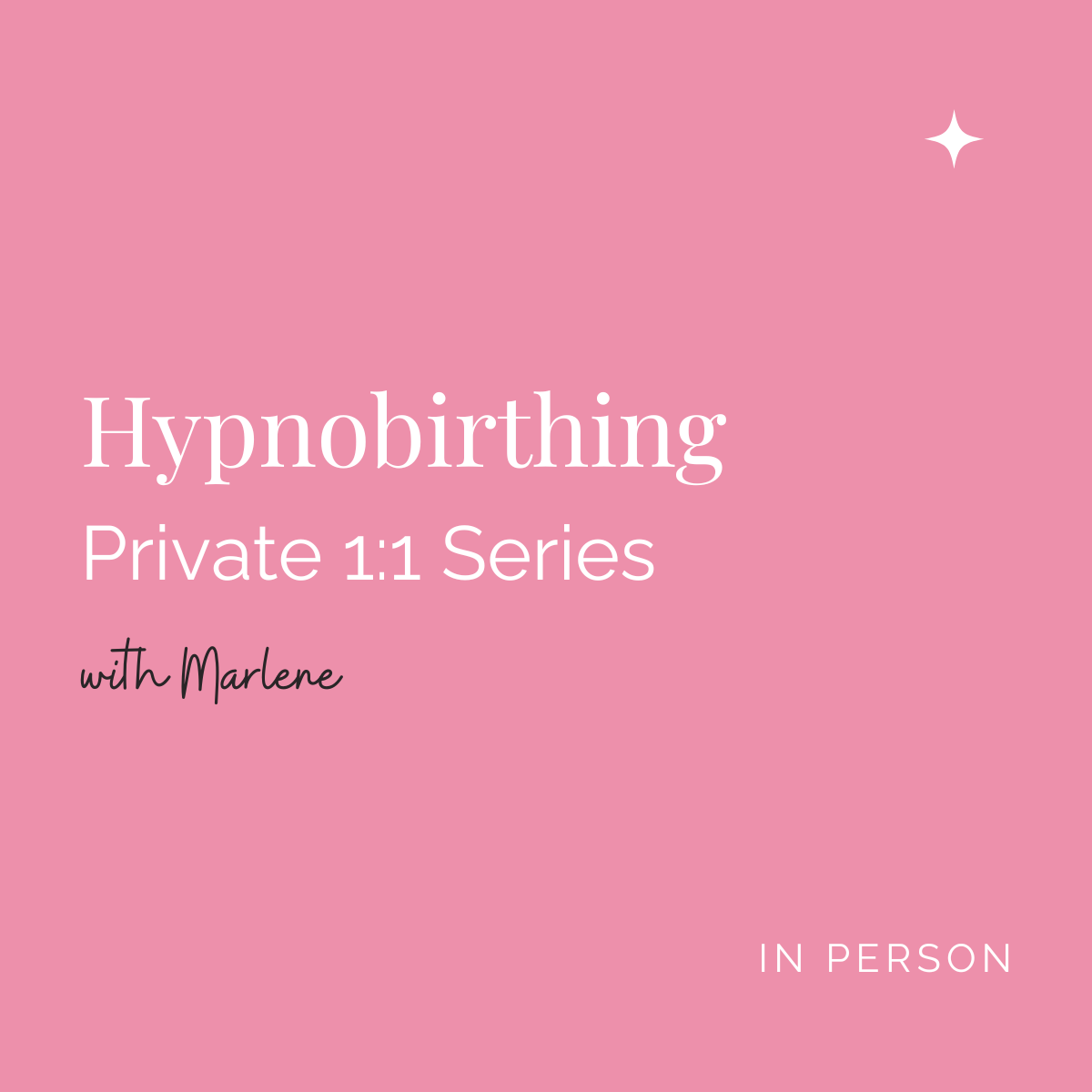 Hypnobirthing Private 1:1