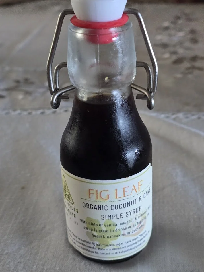 Fig leaf syrup