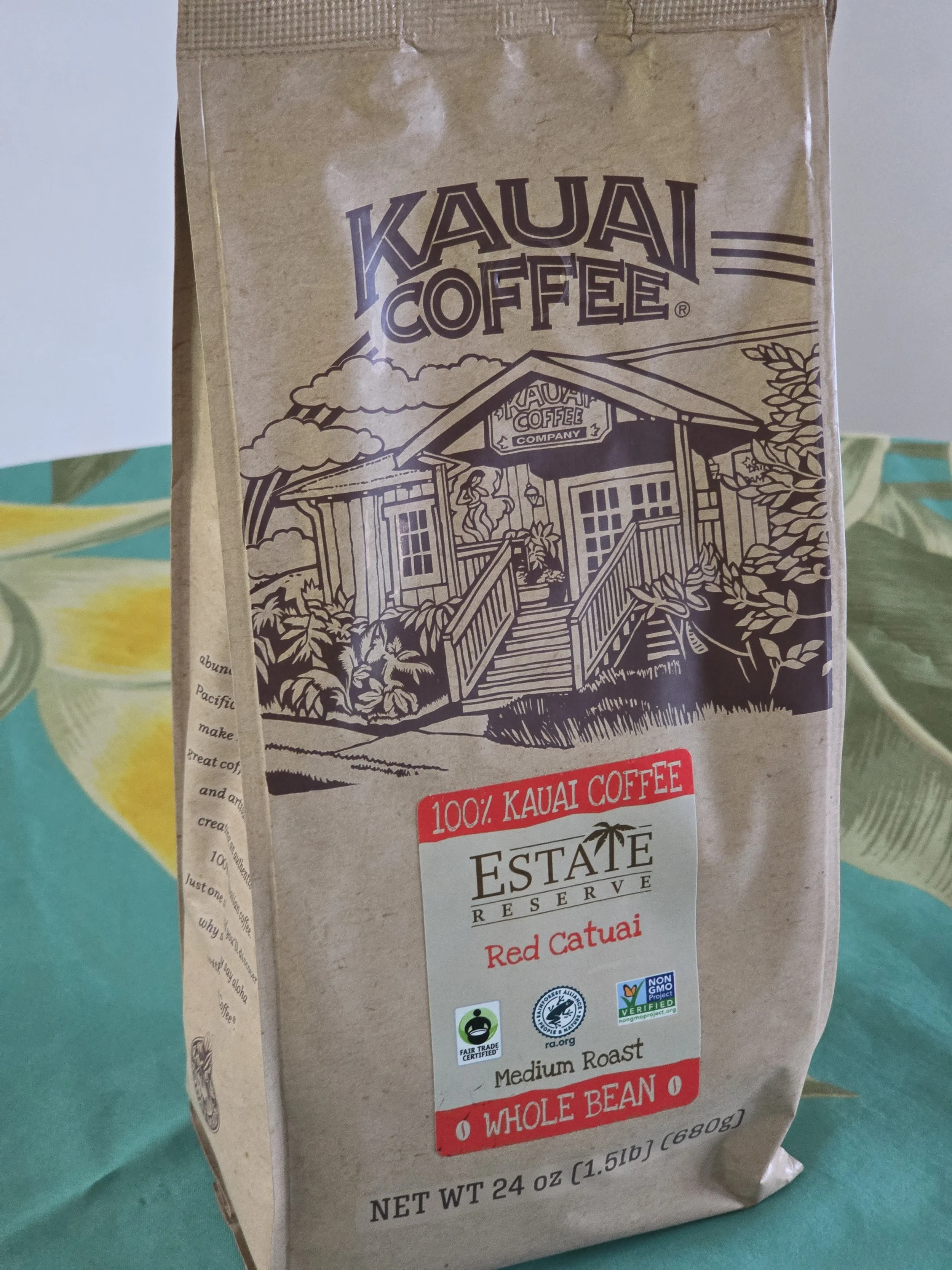 Kauai Coffee whole bean (1.5 lbs.)