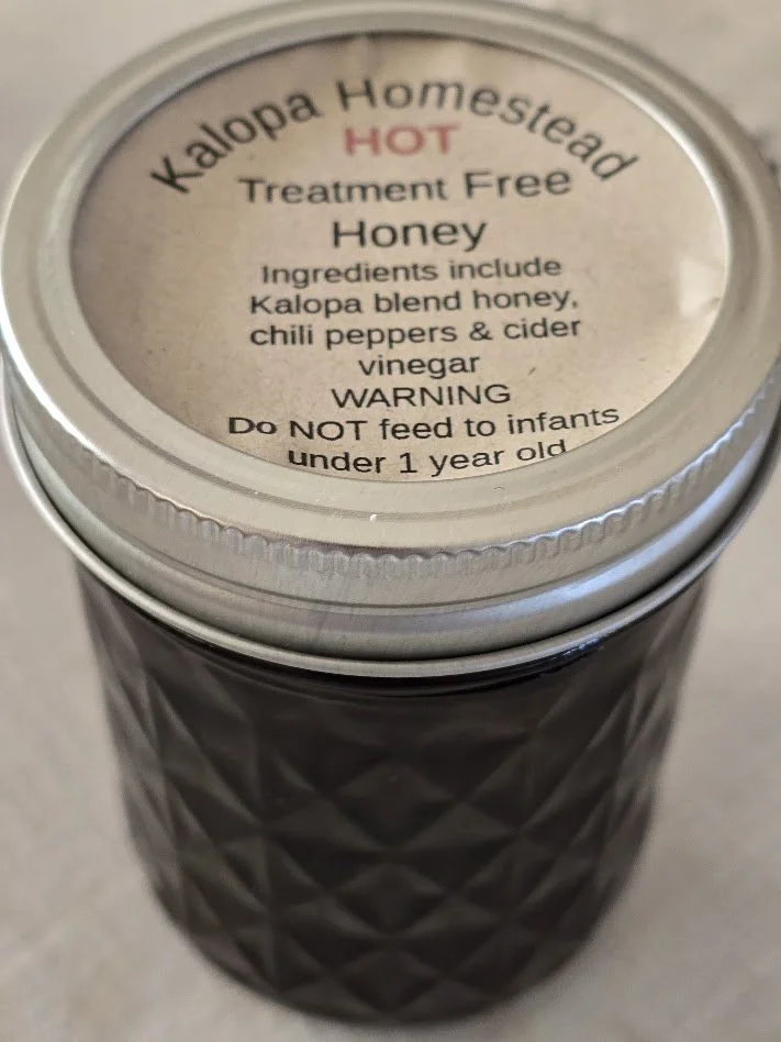 Hot local honey (8 oz)