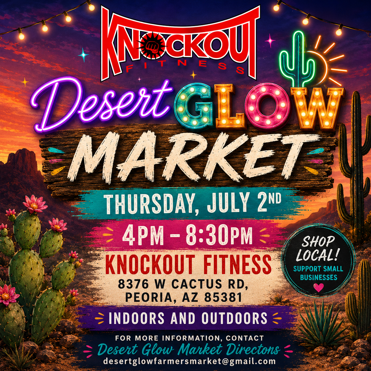 Knockout Fitness - Desert Glow Market