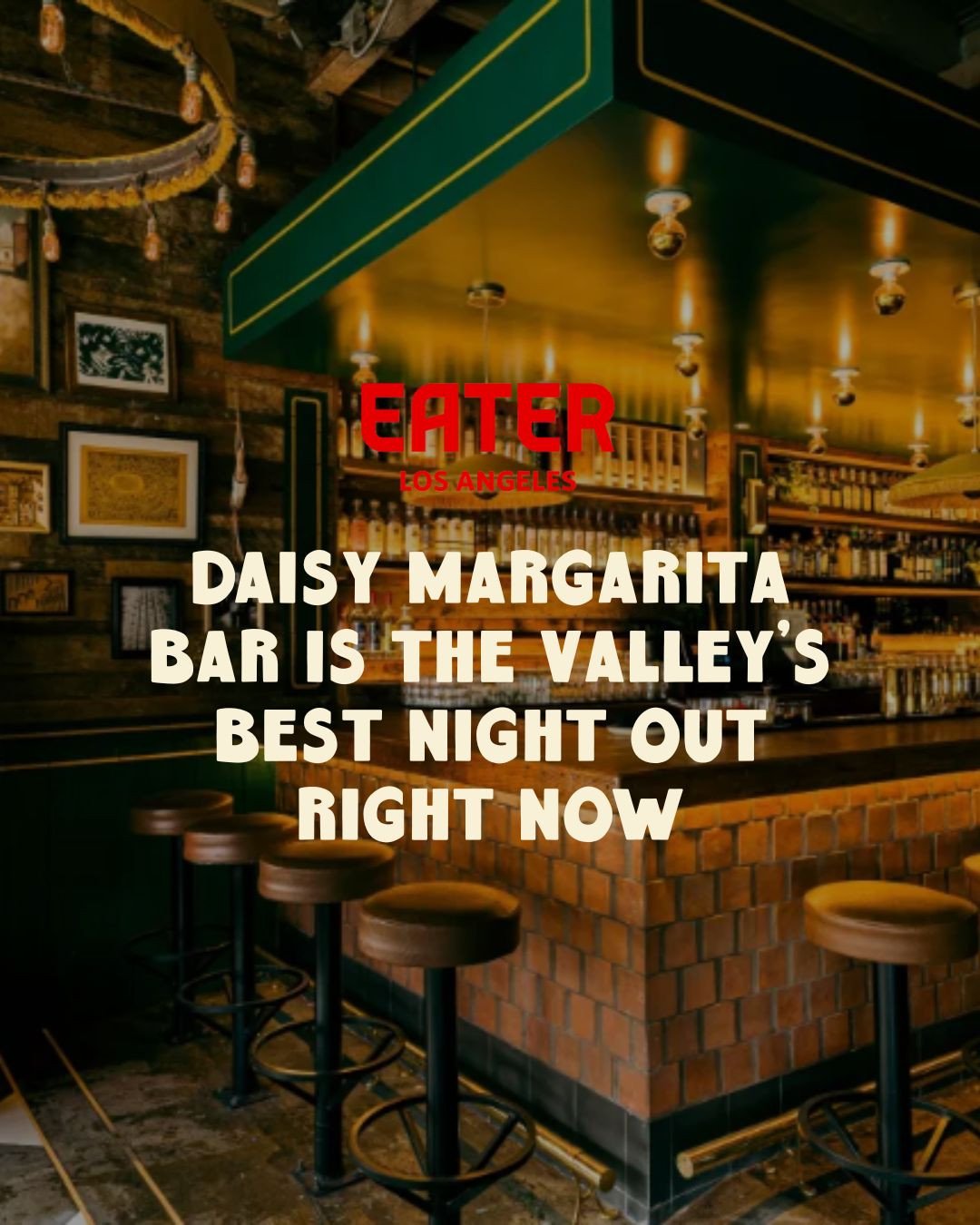 ...and we're not your average margarita bar. Big thanks to @eater_la for the love. &quot;Robust cantina fare provides a gratifying sit-down dinner experience that orbits the comprehensive tequila and mezcal list but can stand alone thanks to a few st