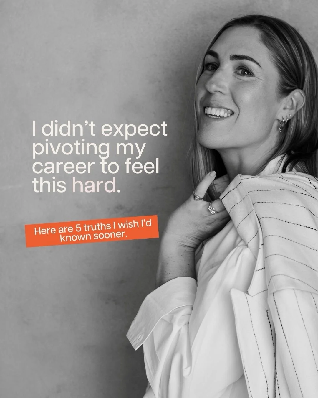 Everyone talks about how it feels to be on the other side - the growth, the momentum, the clients, the revenue.

But no-one will tell you about the discomfort, challenge, loneliness and sacrifice it took to get there.

I joke that starting your own b