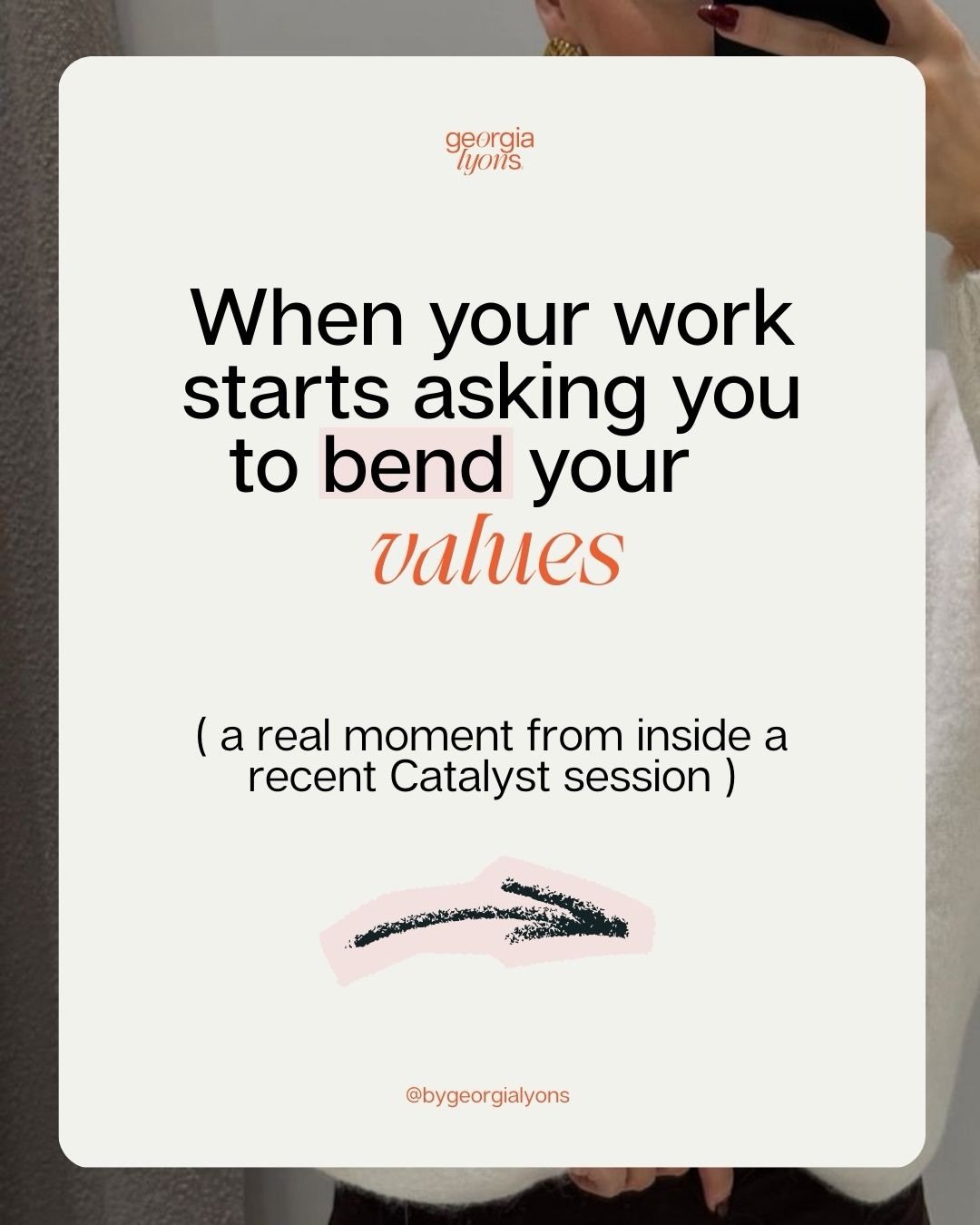 A client came to me recently because something at work just wasn&rsquo;t sitting right anymore 😮&zwj;💨😣

The confusing part? On paper, her job was 💯

+ good salary
+ autonomy 
+ travel around the country
+ working with key stakeholders on meaning