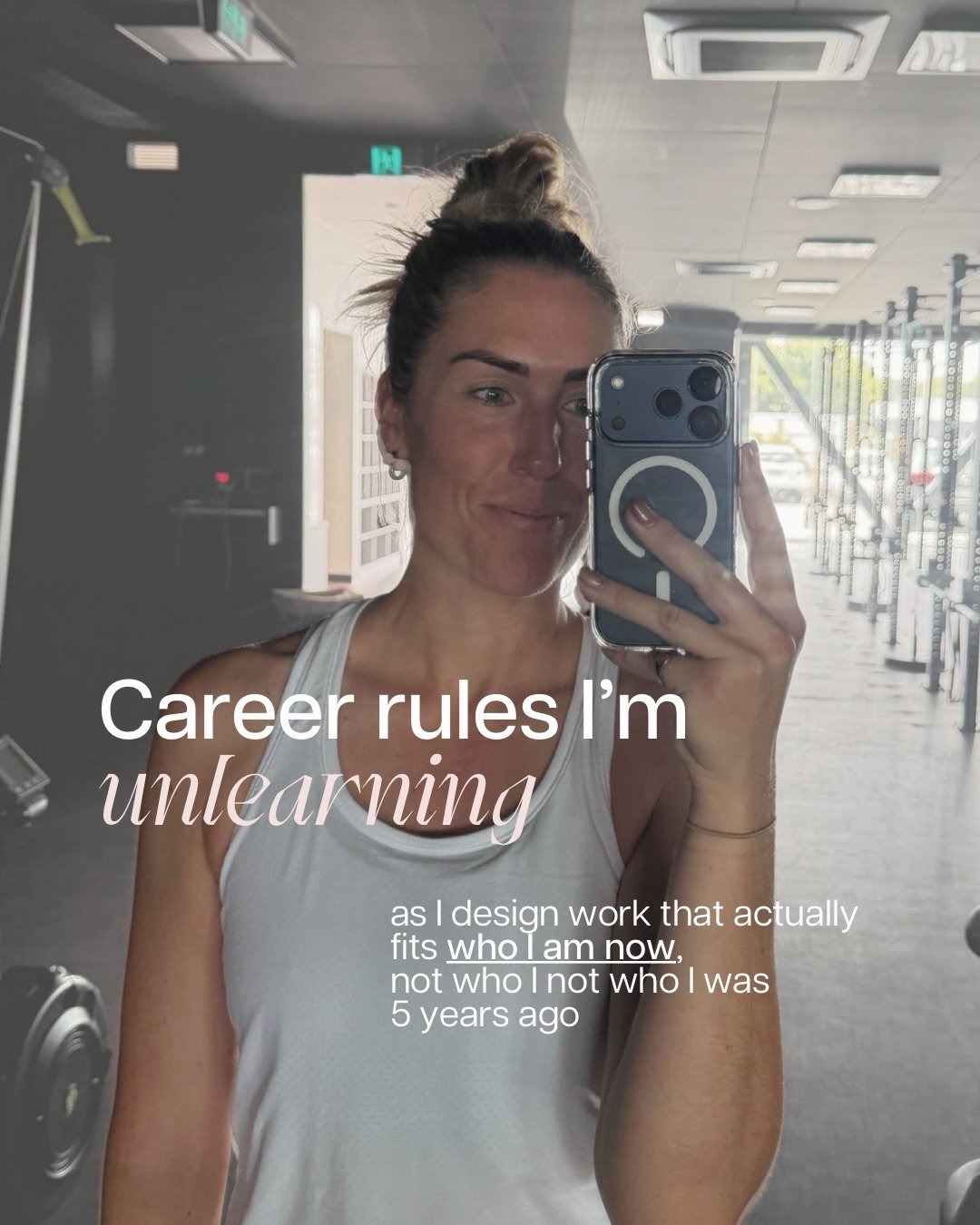 What&rsquo;s a career rule you&rsquo;re letting go of in order to design work that fits your life &ndash; on your terms?

No more squeezing your dreams and ambition into the margins! Let&rsquo;s co-create life-first success ⚡️⚡️